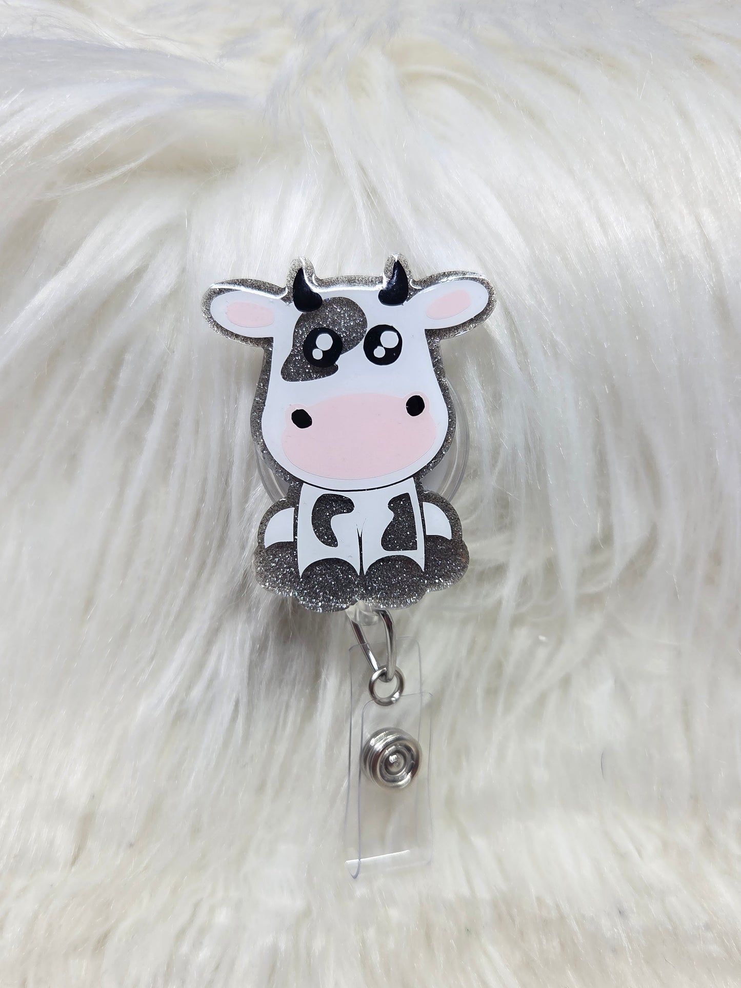 Cow Badge Reel