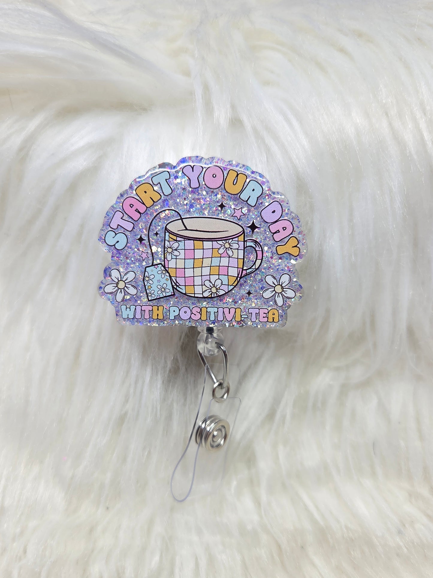 Positivi-Tea Badge Reel
