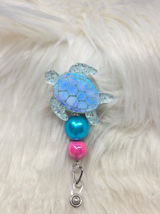 Sea Turtle Badge Reel