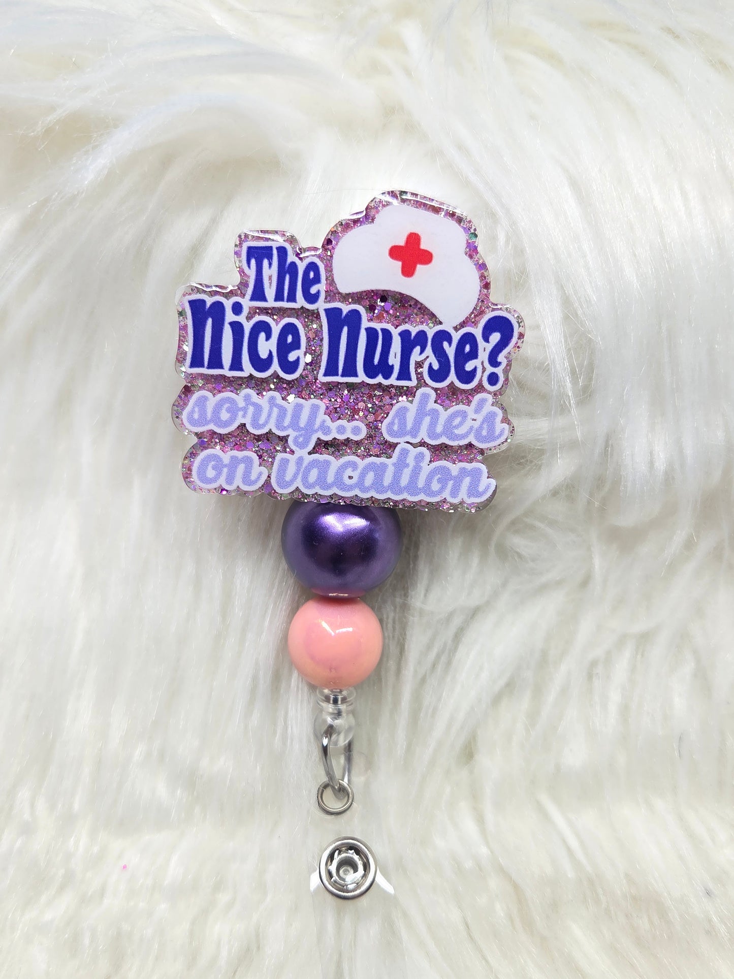 Nice Nurse Badge Reel