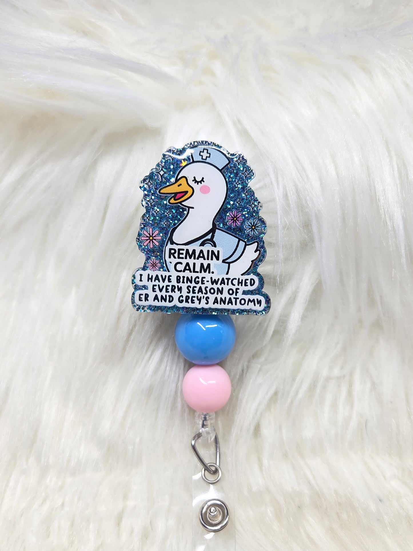 Remain Calm Badge Reel