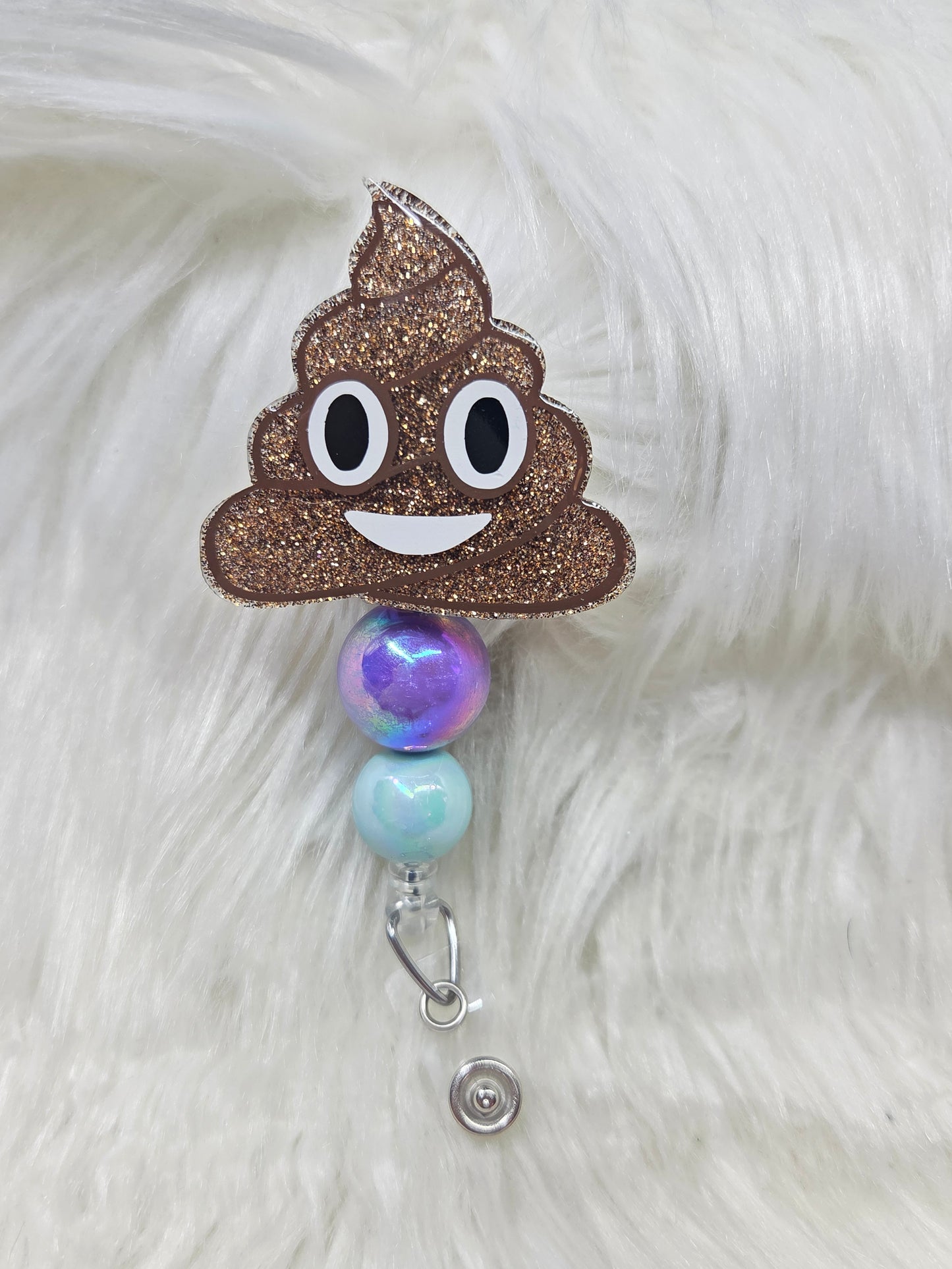 Poop Emoji Badge Reel