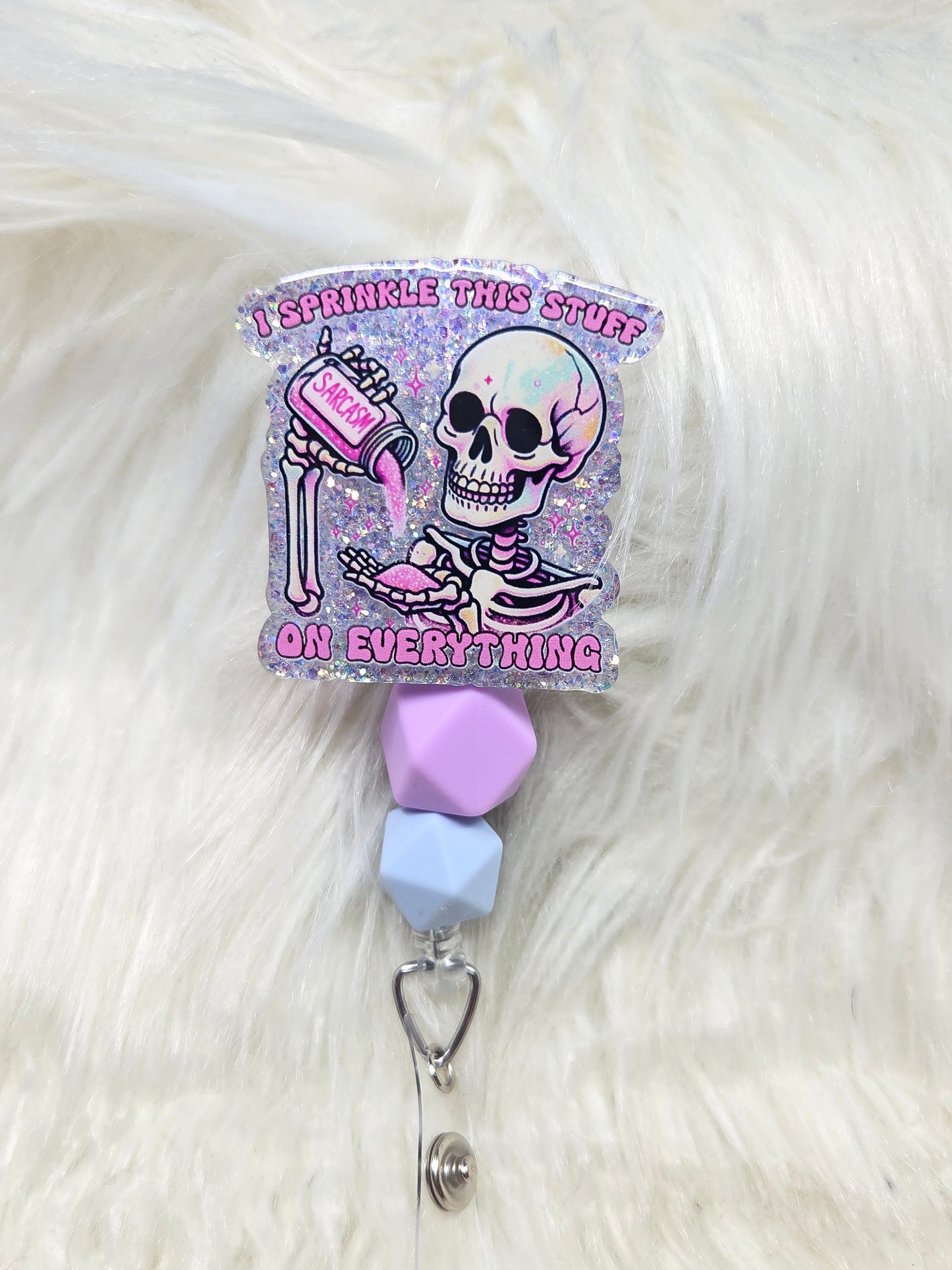 Sprinkle Sarcasm Badge Reel