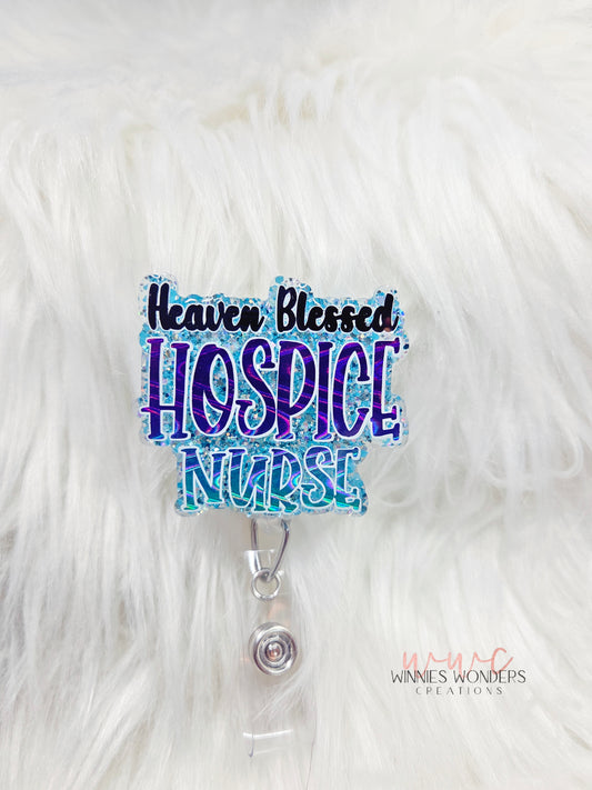Heaven Blessed Hospice Nurse Badge Reel