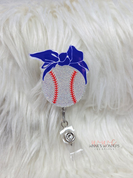Baseball Badge Reel