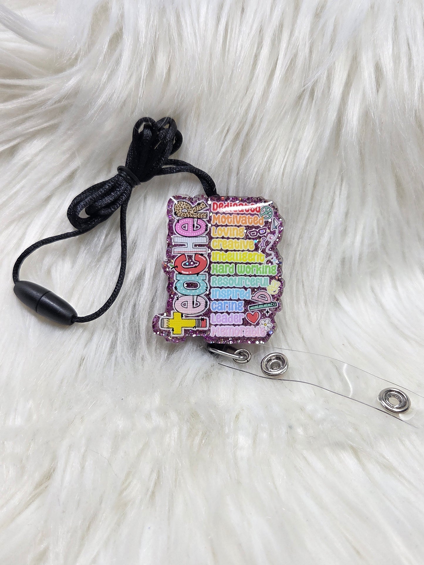 Teacher Characteristics Lanyard