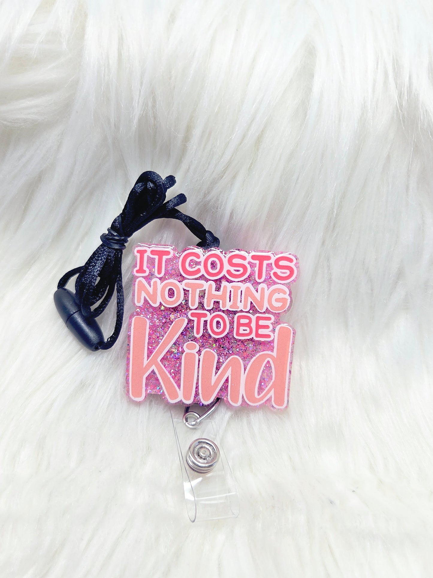 Costs Nothing To Be Kind Lanyard