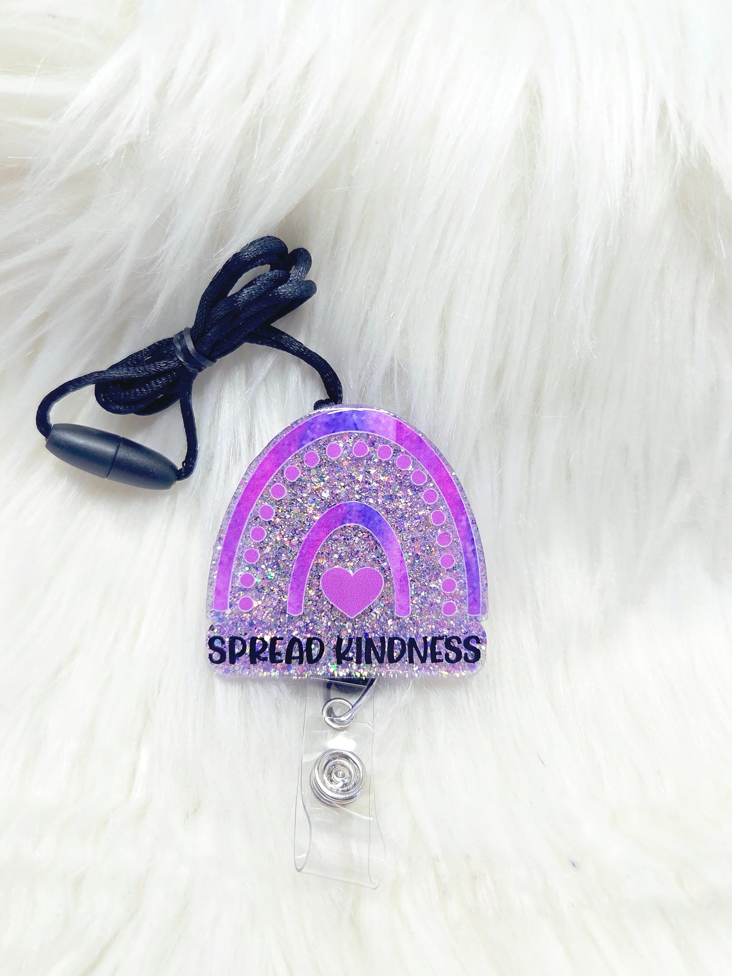 Rainbow--Spread Kindness Lanyard