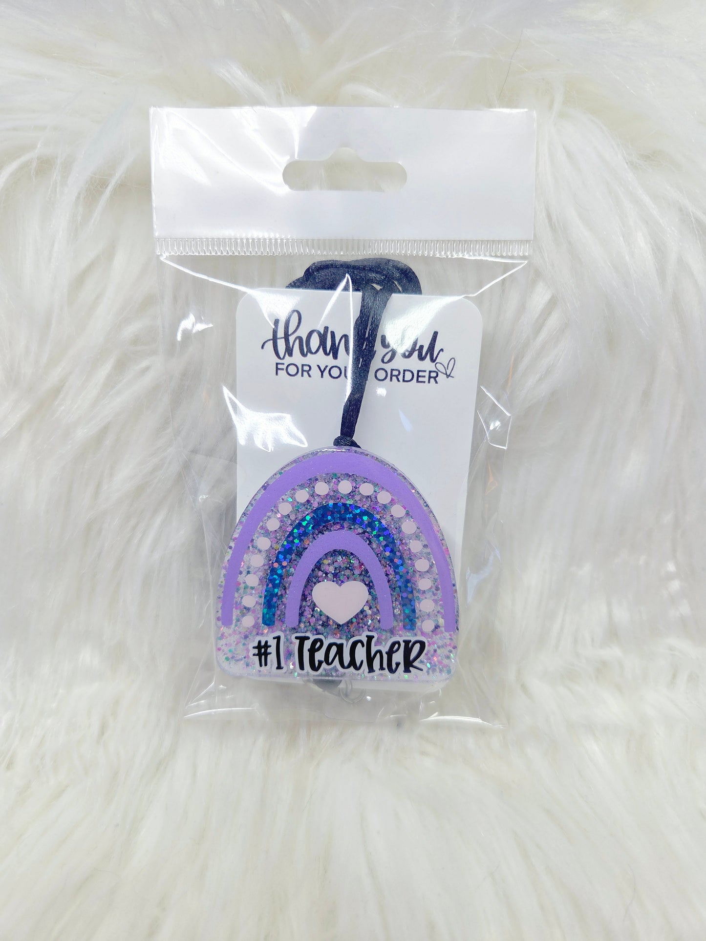 Rainbow - #1 Teacher Lanyard