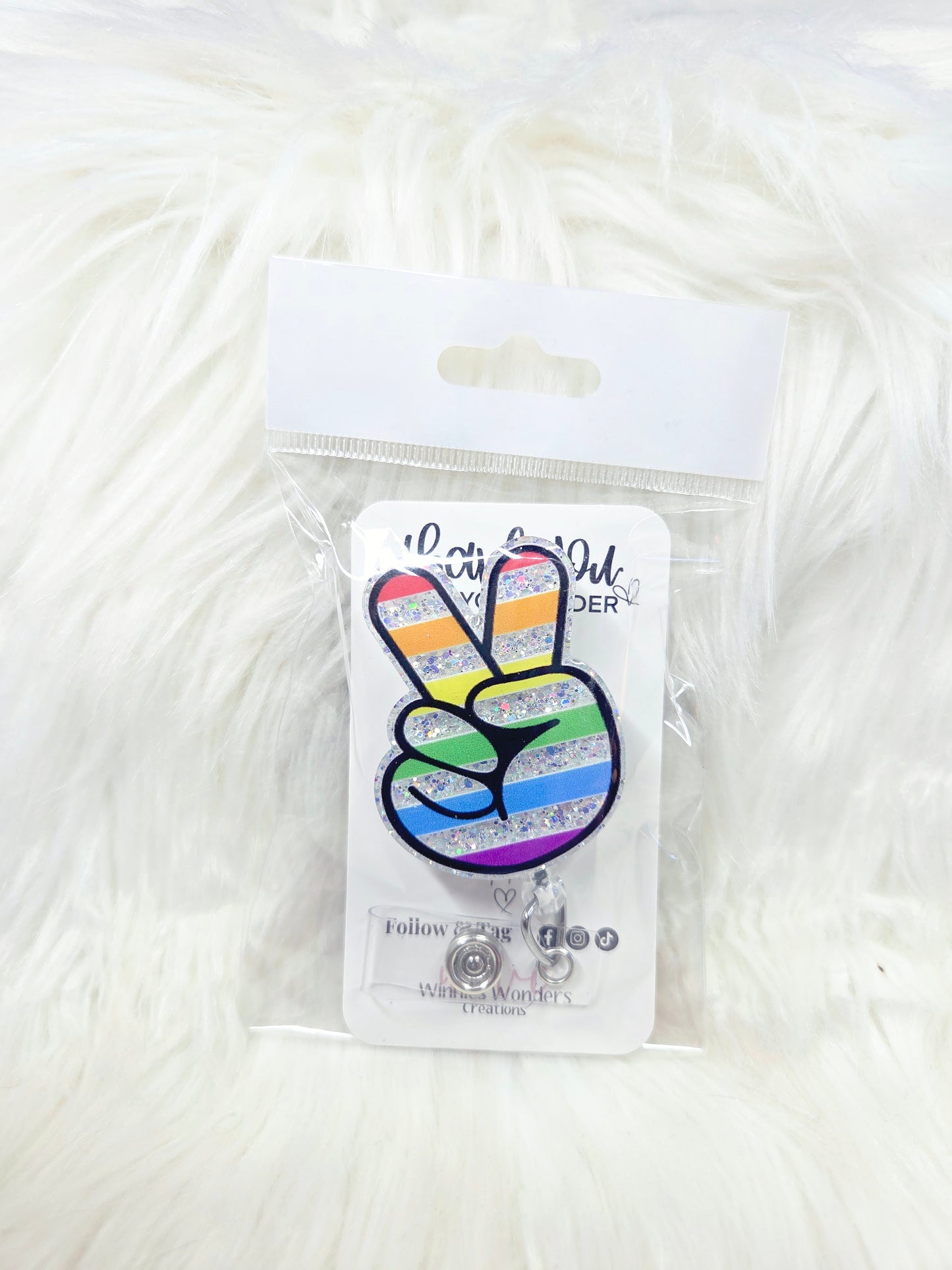 Peace Pride Badge Reel