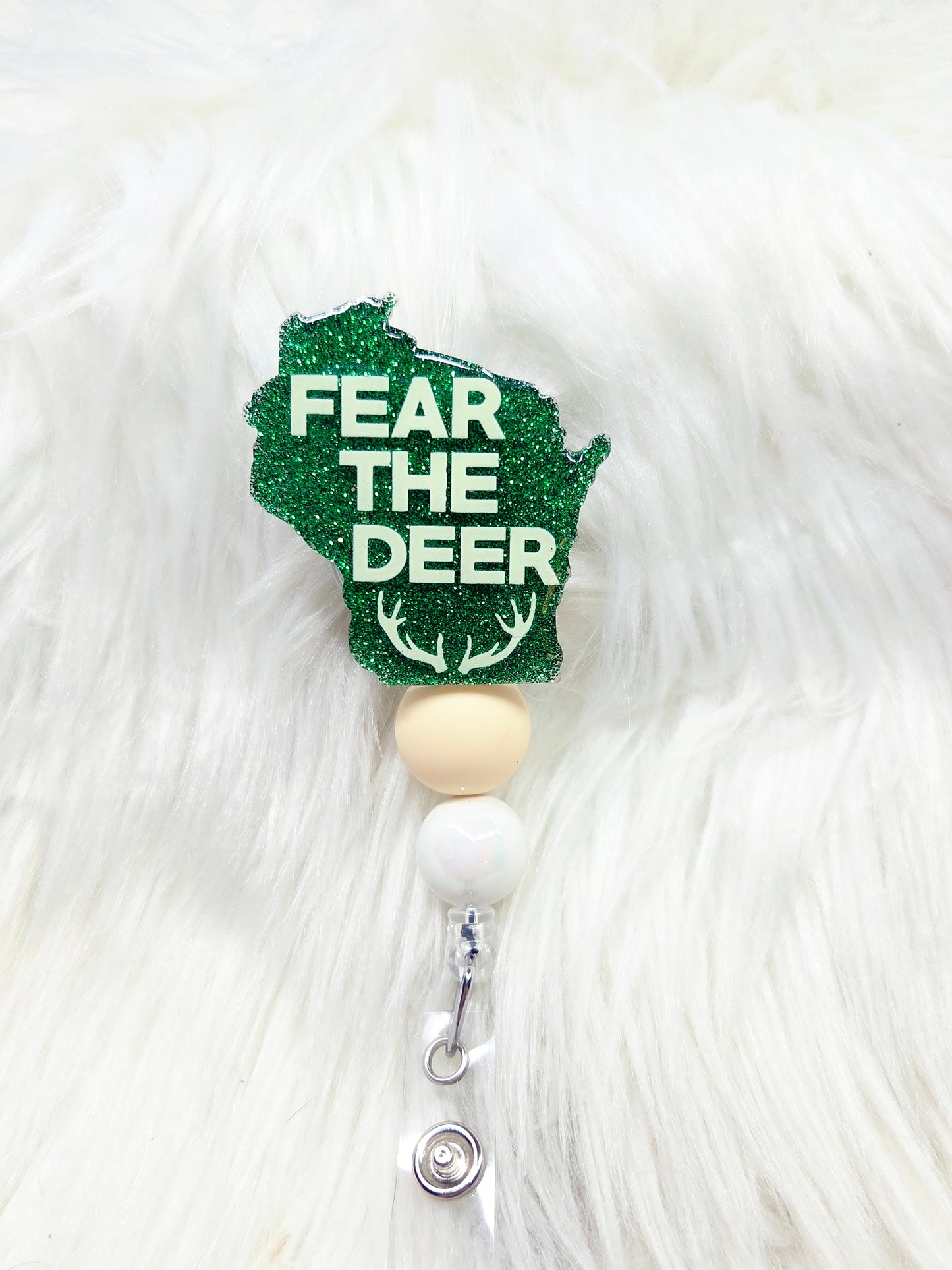 Fear The Deer Wisconsin Badge Reel