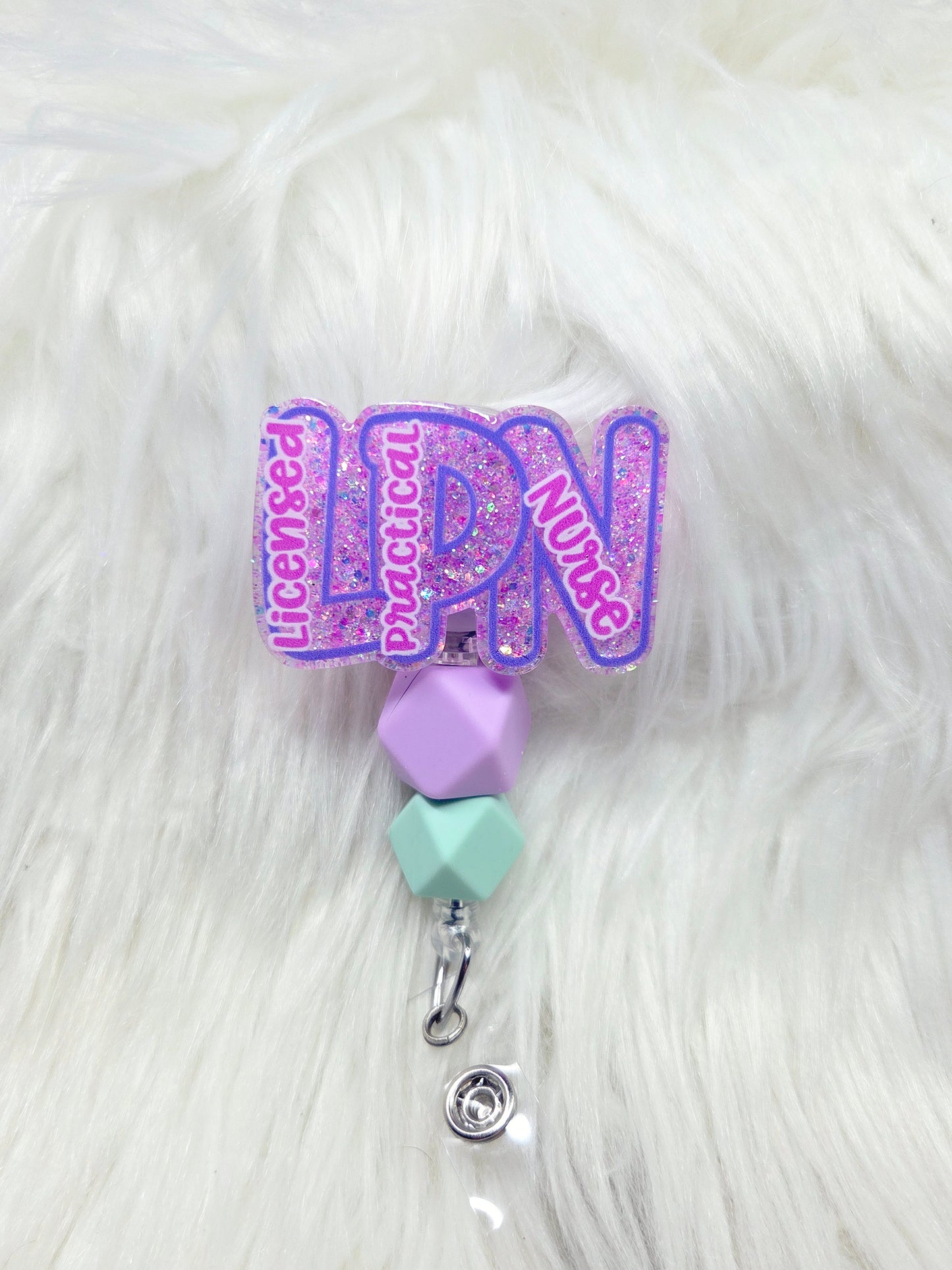 LPN-Licensed Practical Nurse Badge Reel