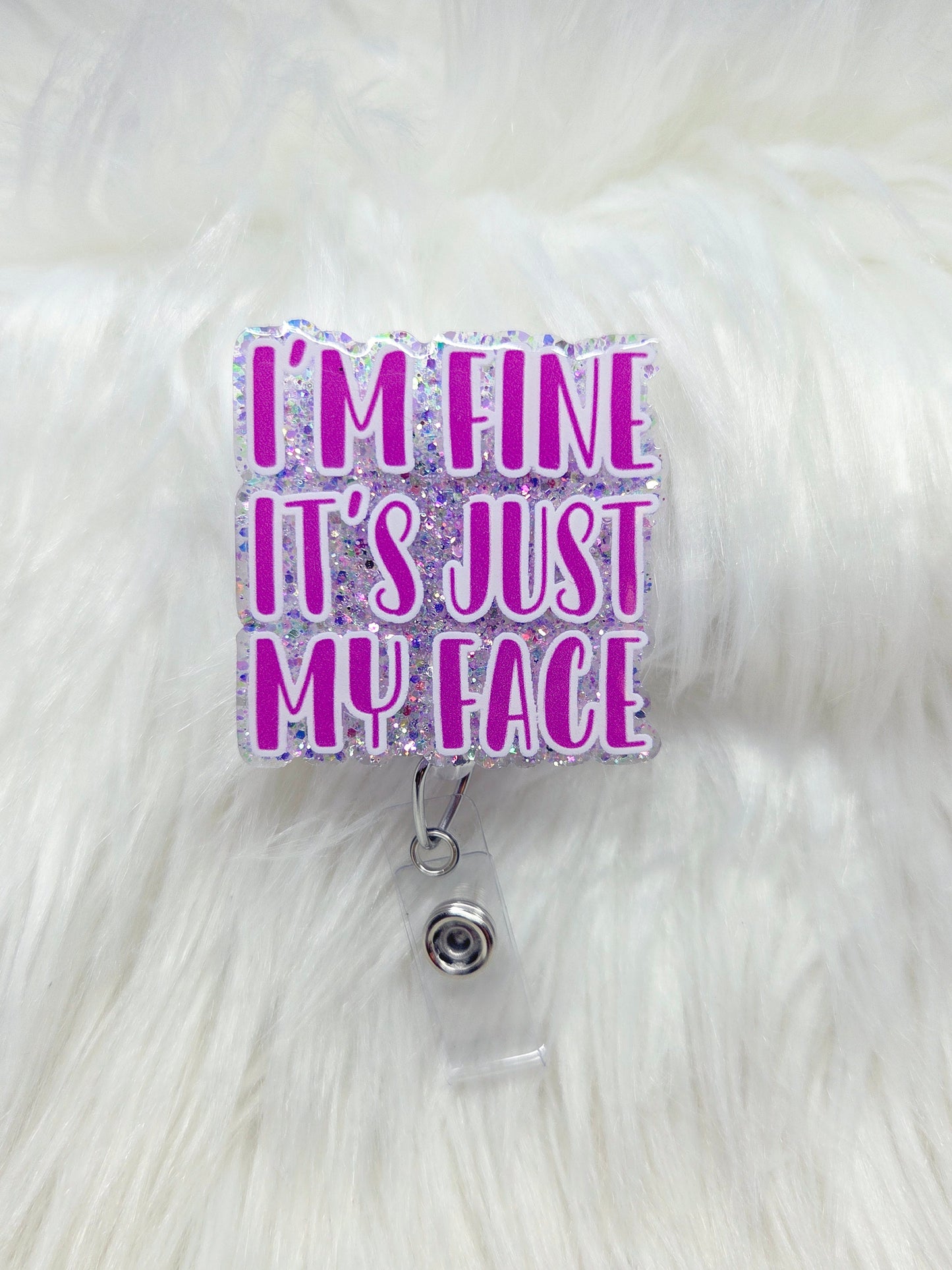 Just My Face Badge Reel