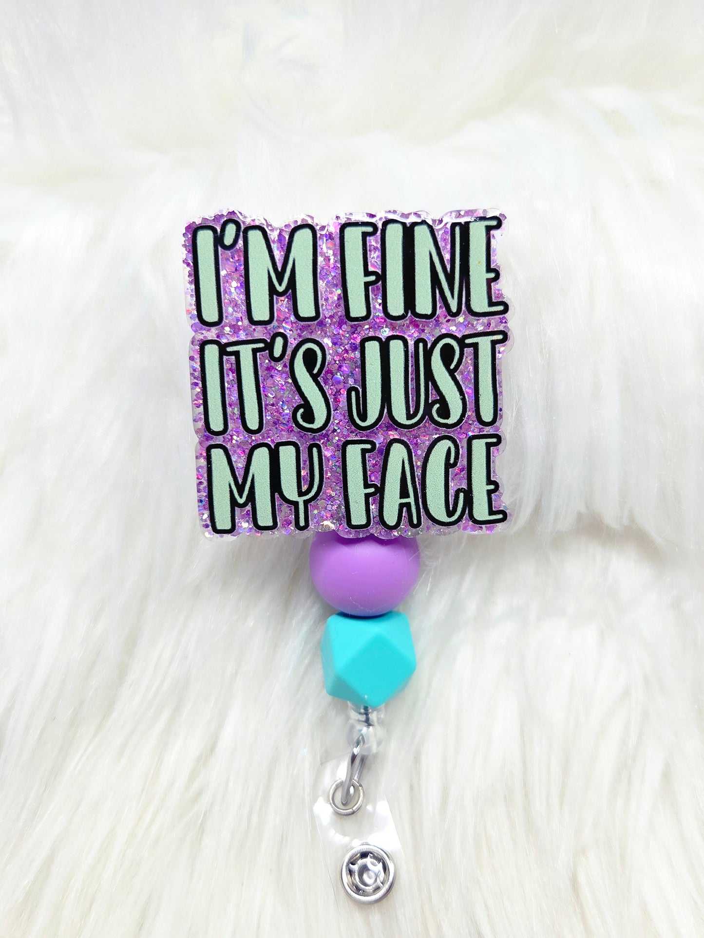 Just My Face Badge Reel