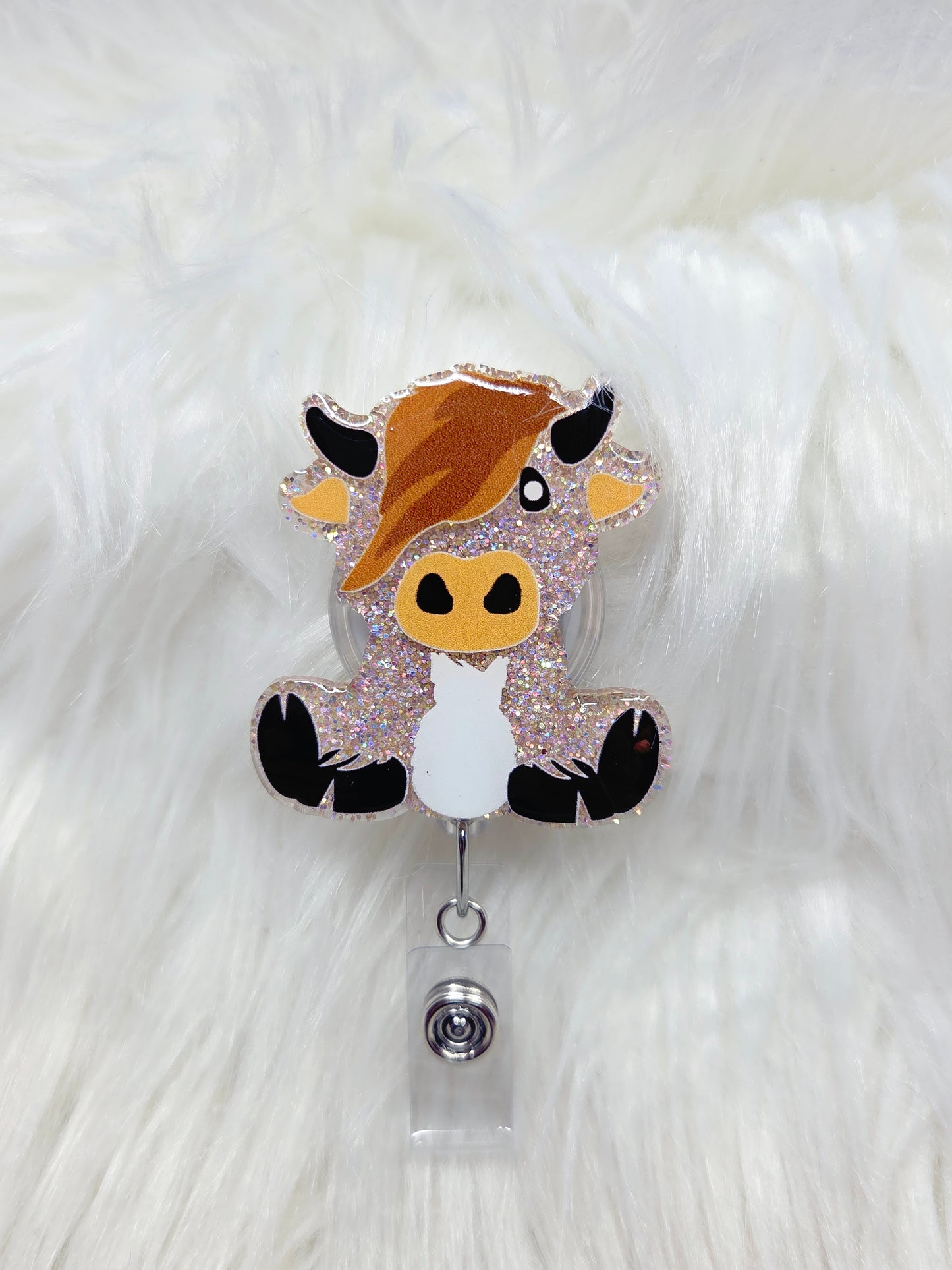Highland Cow Badge Reel