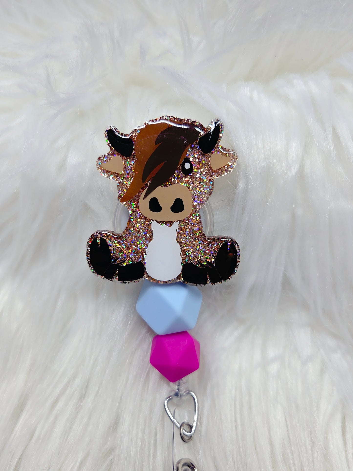 Highland Cow Badge Reel