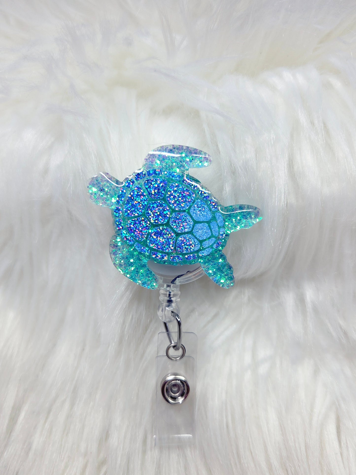 Sea Turtle Badge Reel