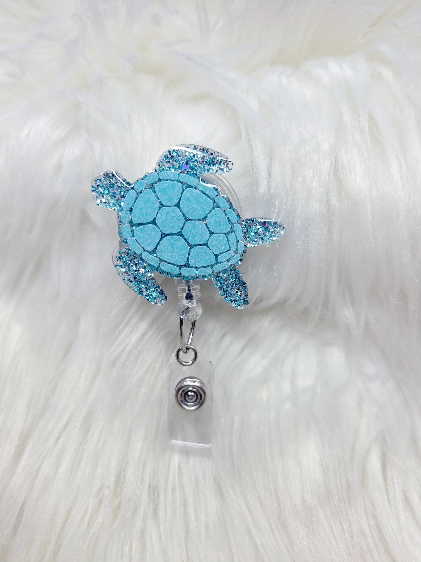 Sea Turtle Badge Reel