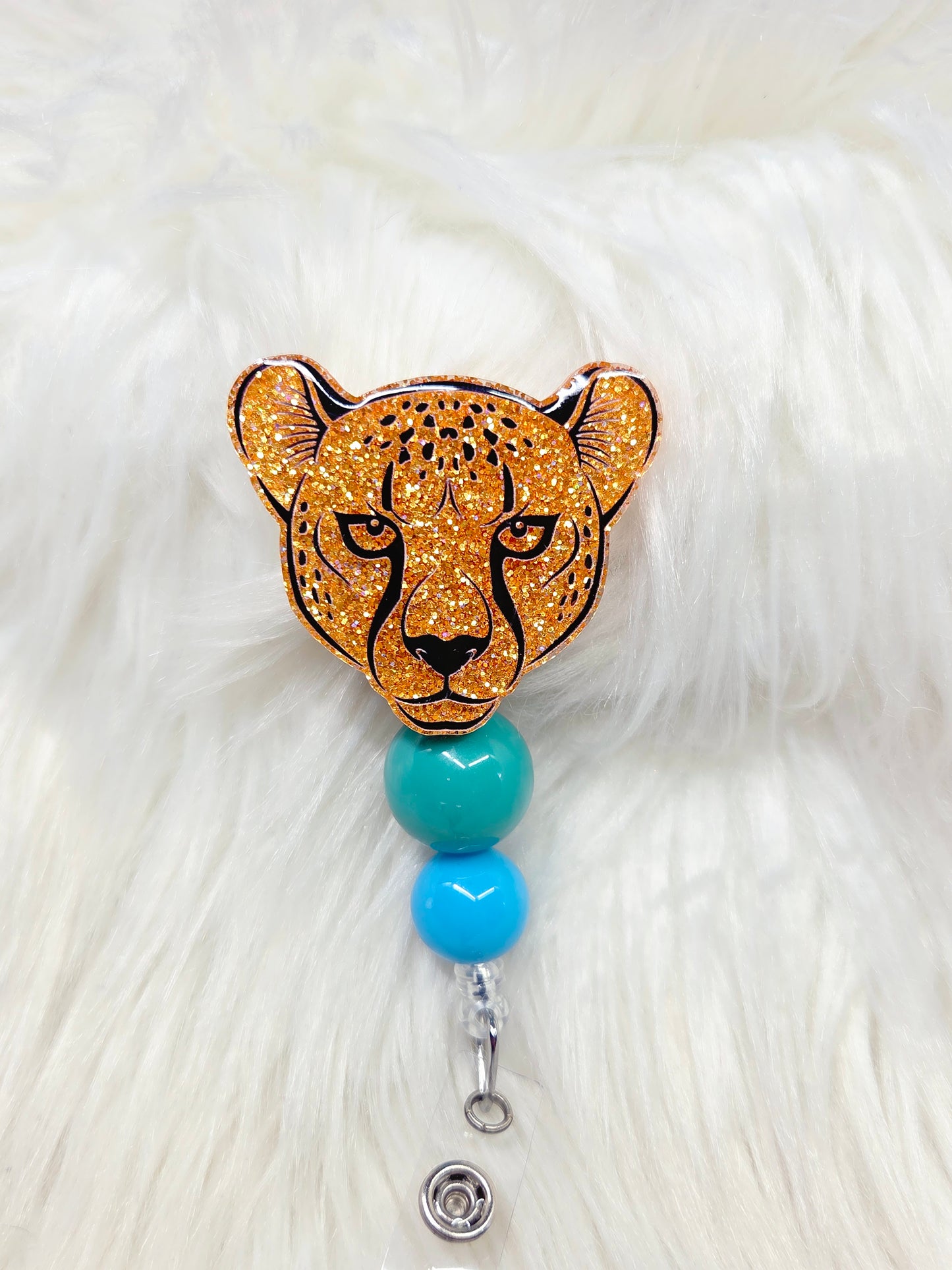 Cheetah Badge Reel