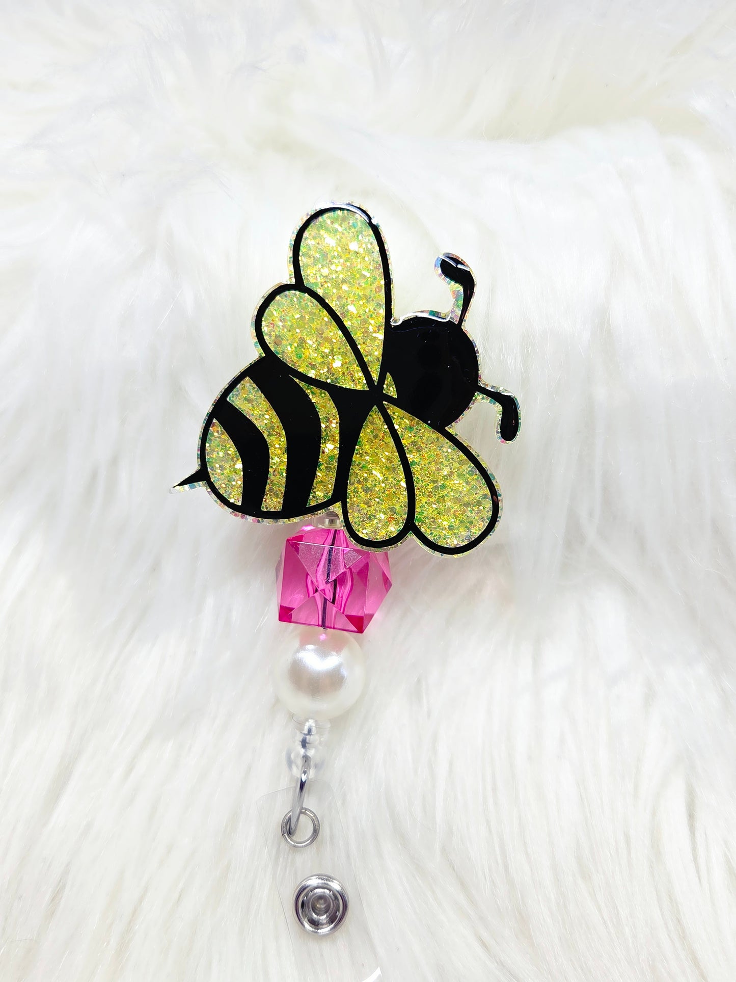 Bumblebee Badge Reel