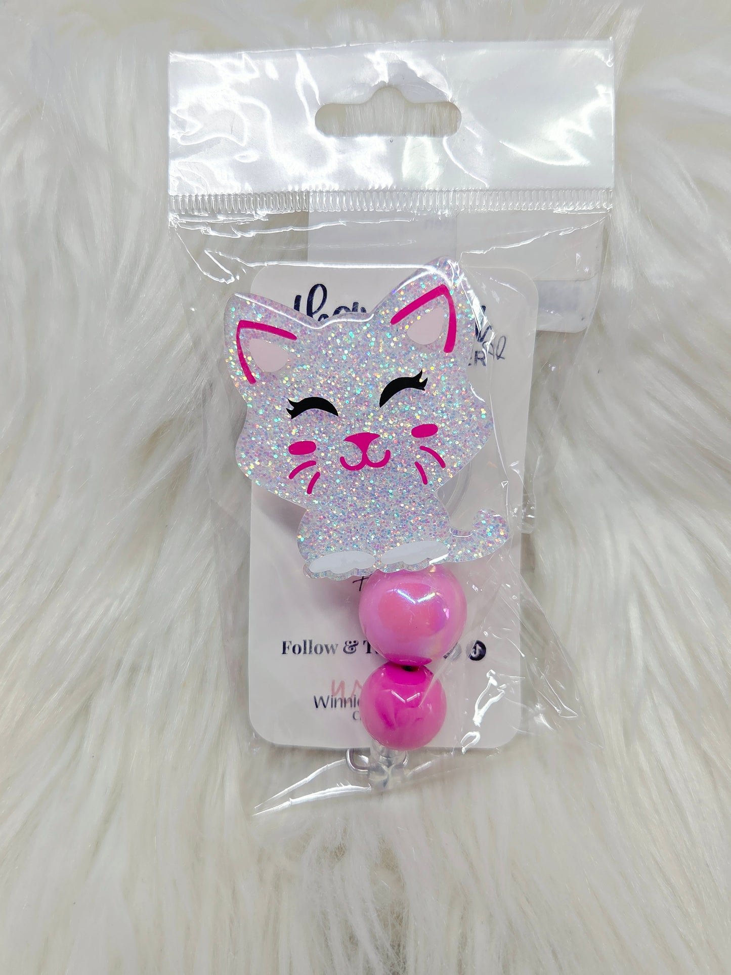 Cat Badge Reel