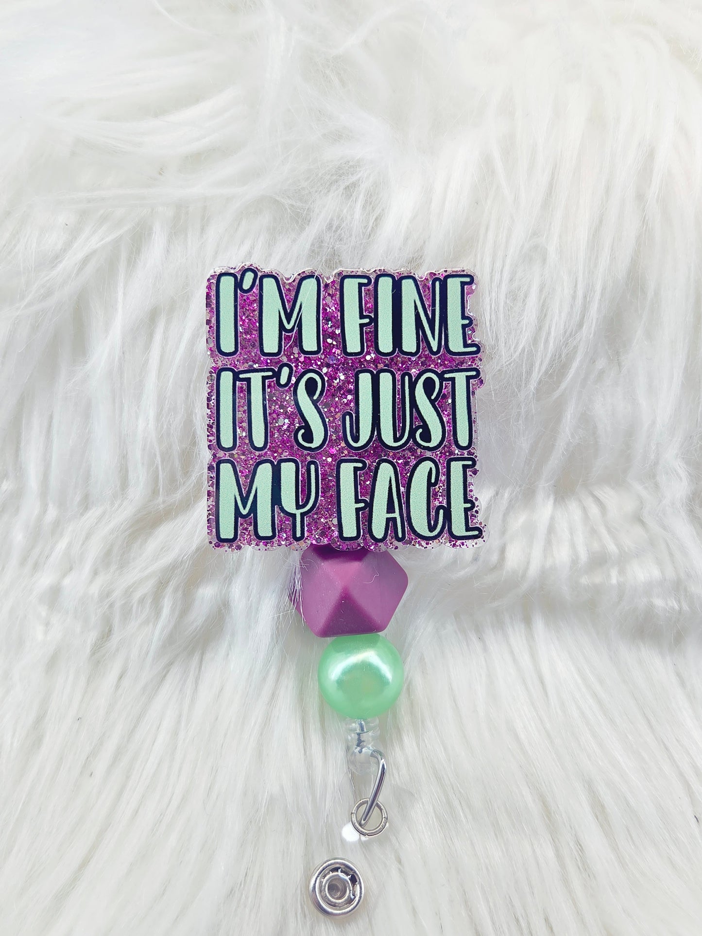 Just My Face Badge Reel