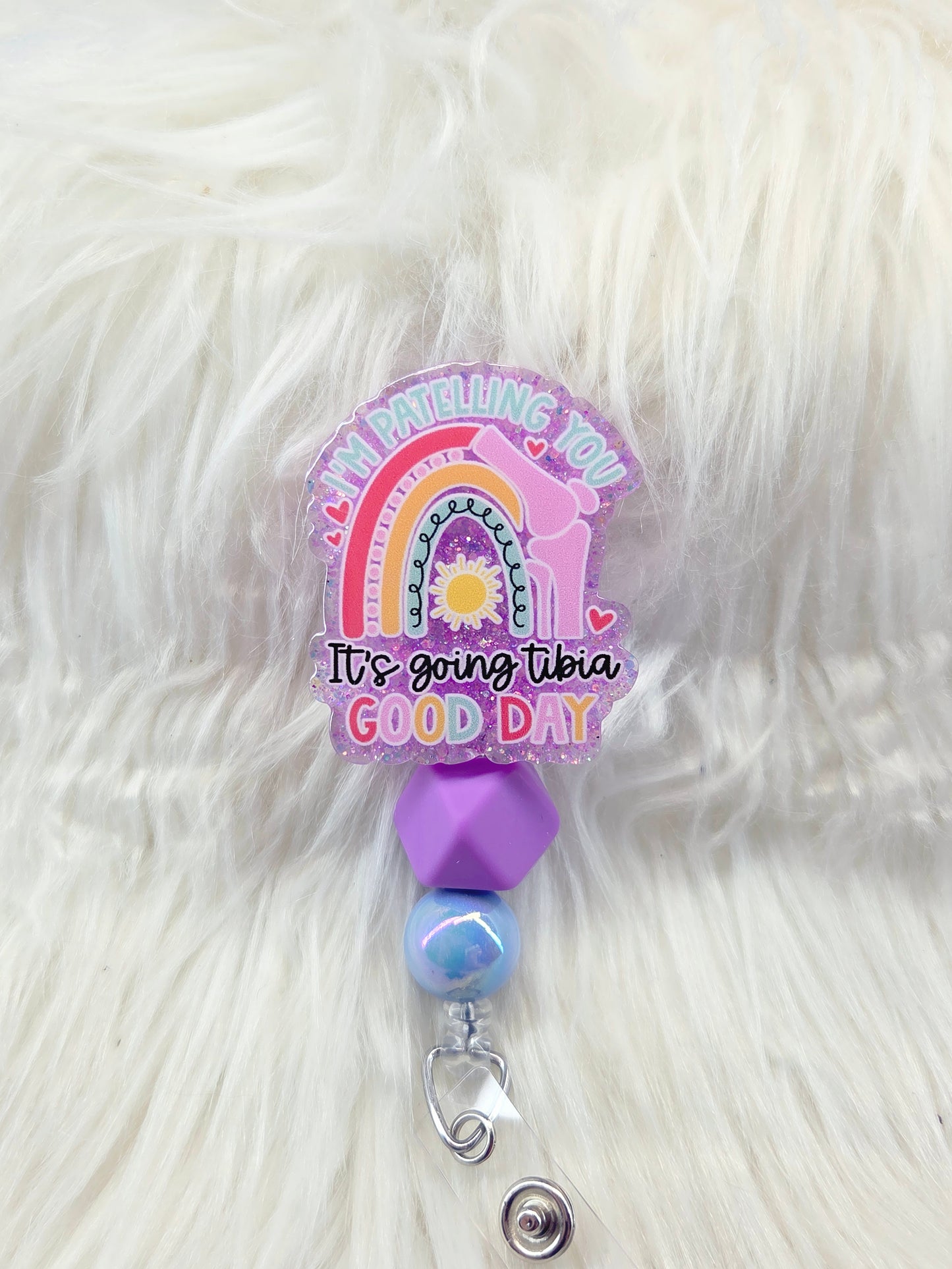 TIBIA good day Badge Reel