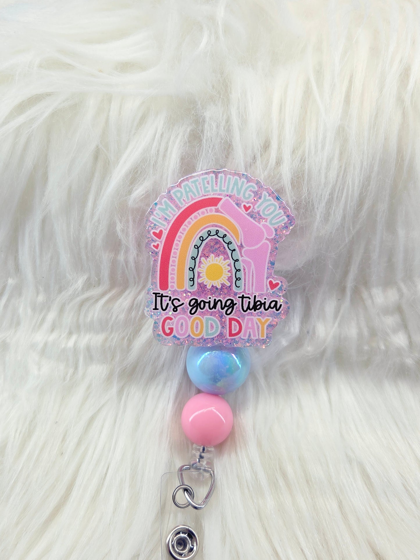TIBIA good day Badge Reel