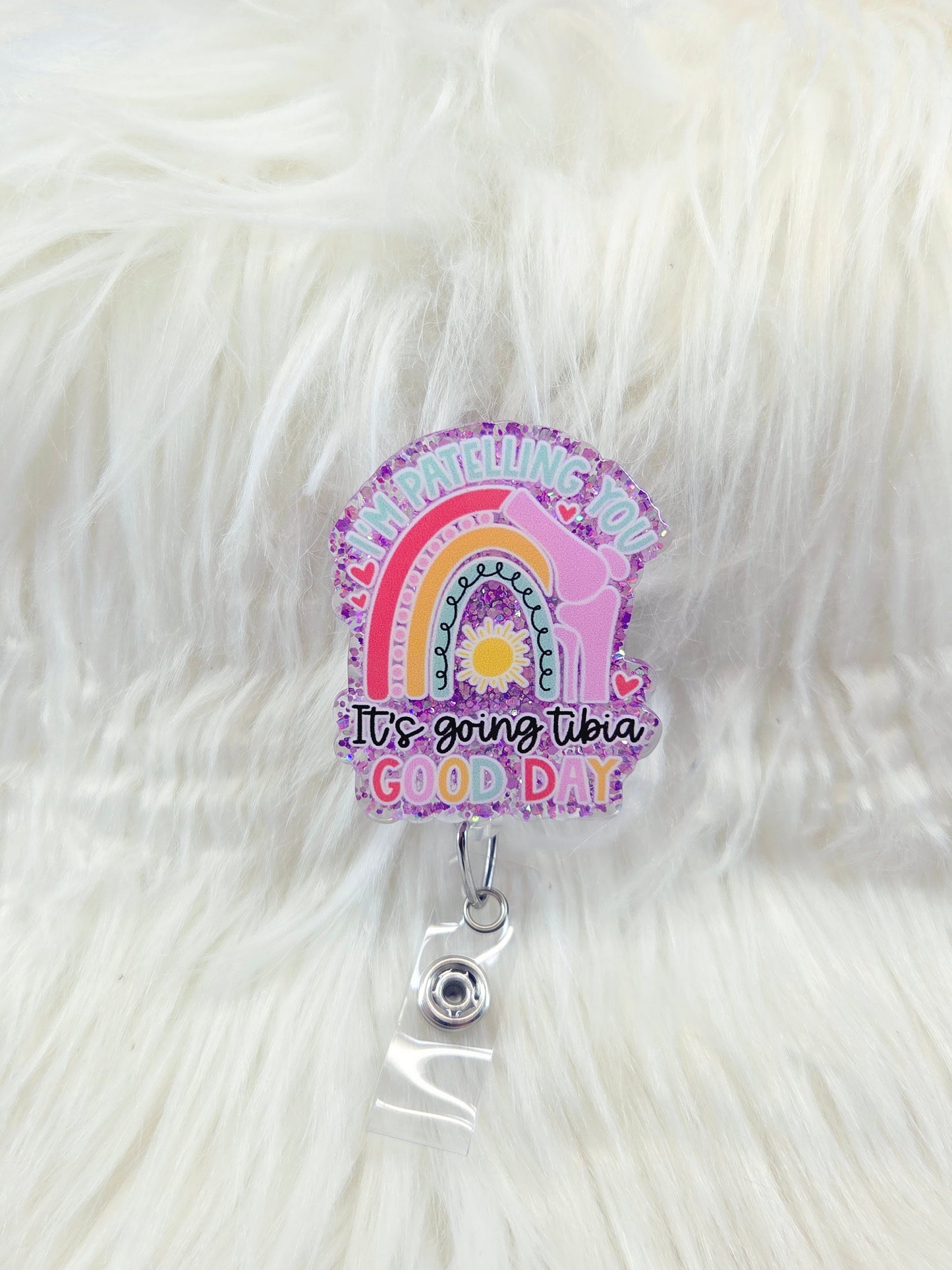 TIBIA good day Badge Reel
