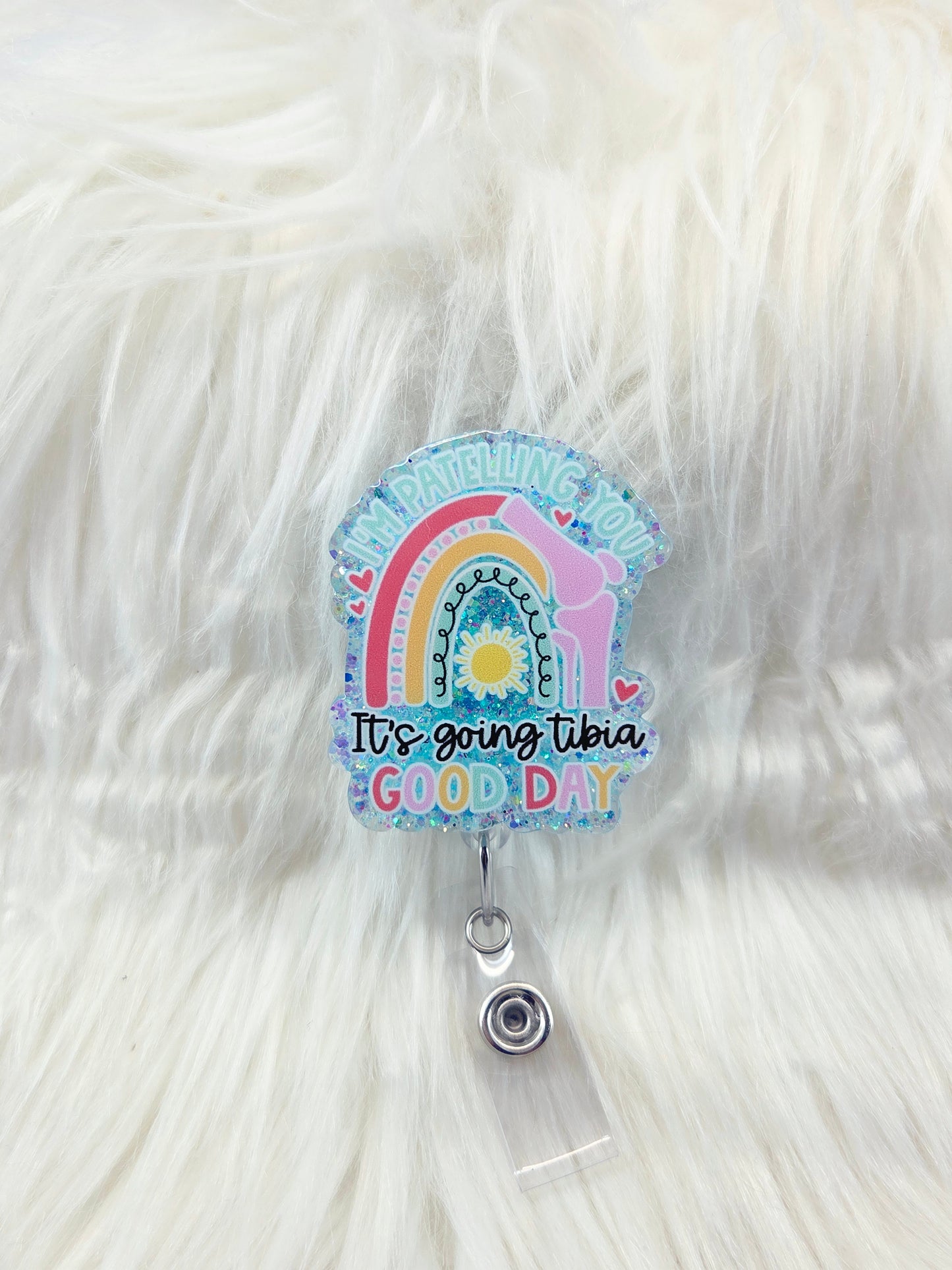 TIBIA good day Badge Reel