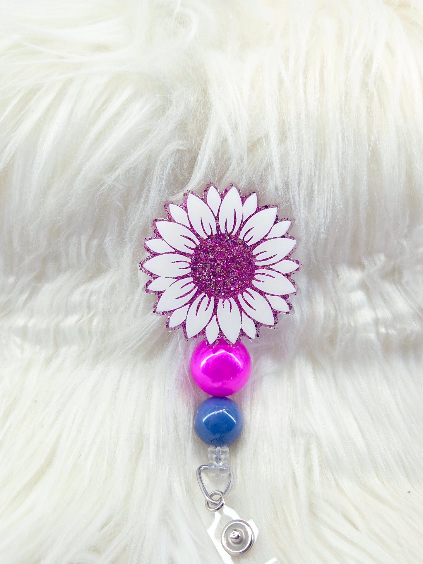 Sunflower Badge Reel