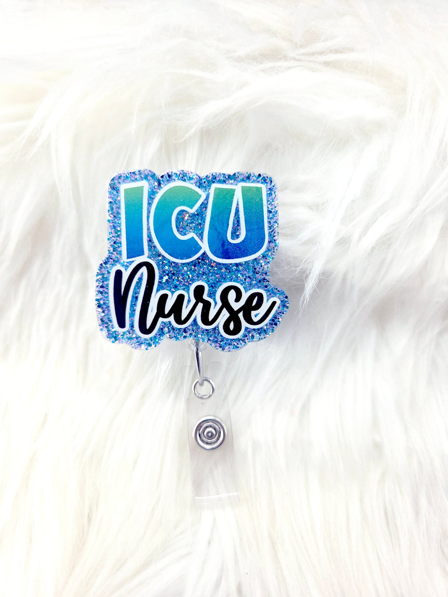 ICU Nurse Badge Reel