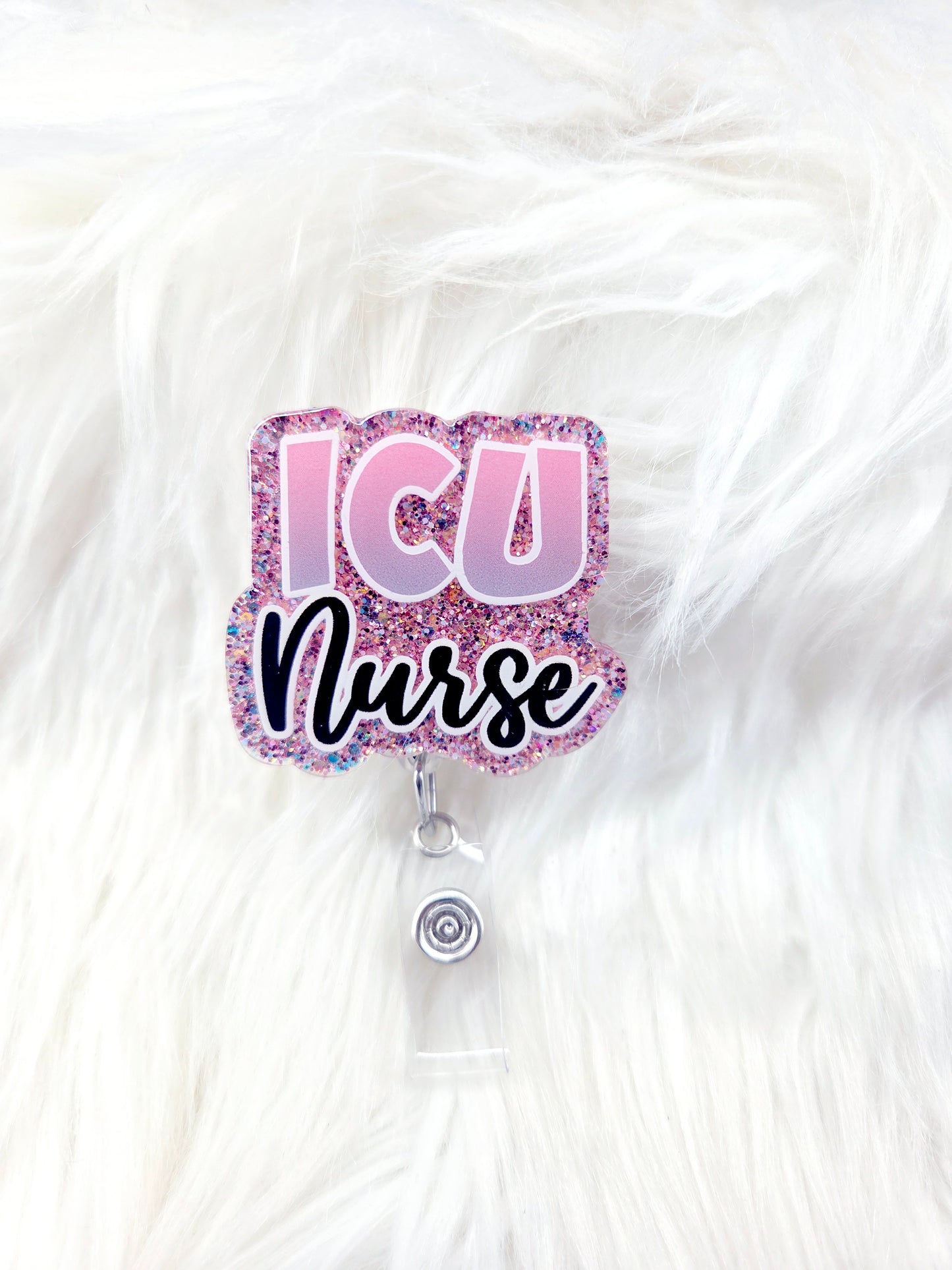 ICU Nurse Badge Reel