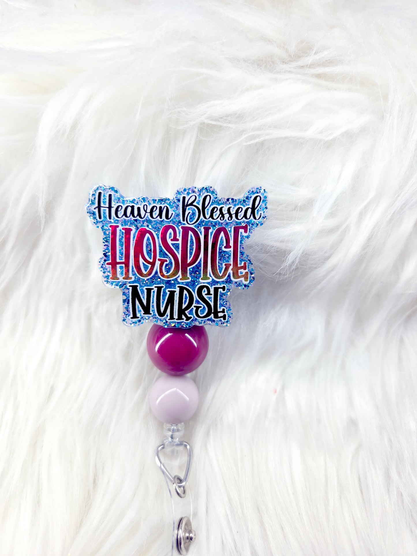 Heaven Blessed Hospice Nurse Badge Reel