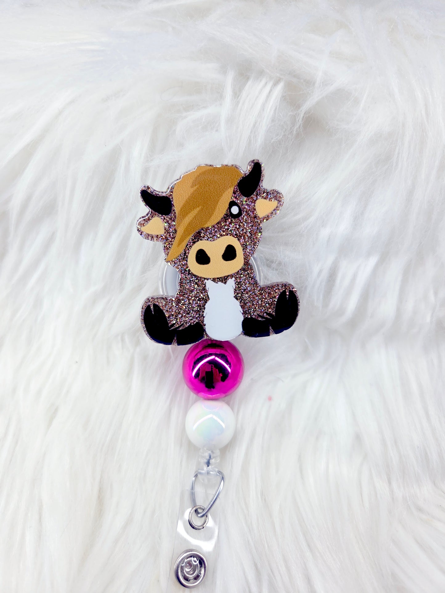Highland Cow Badge Reel