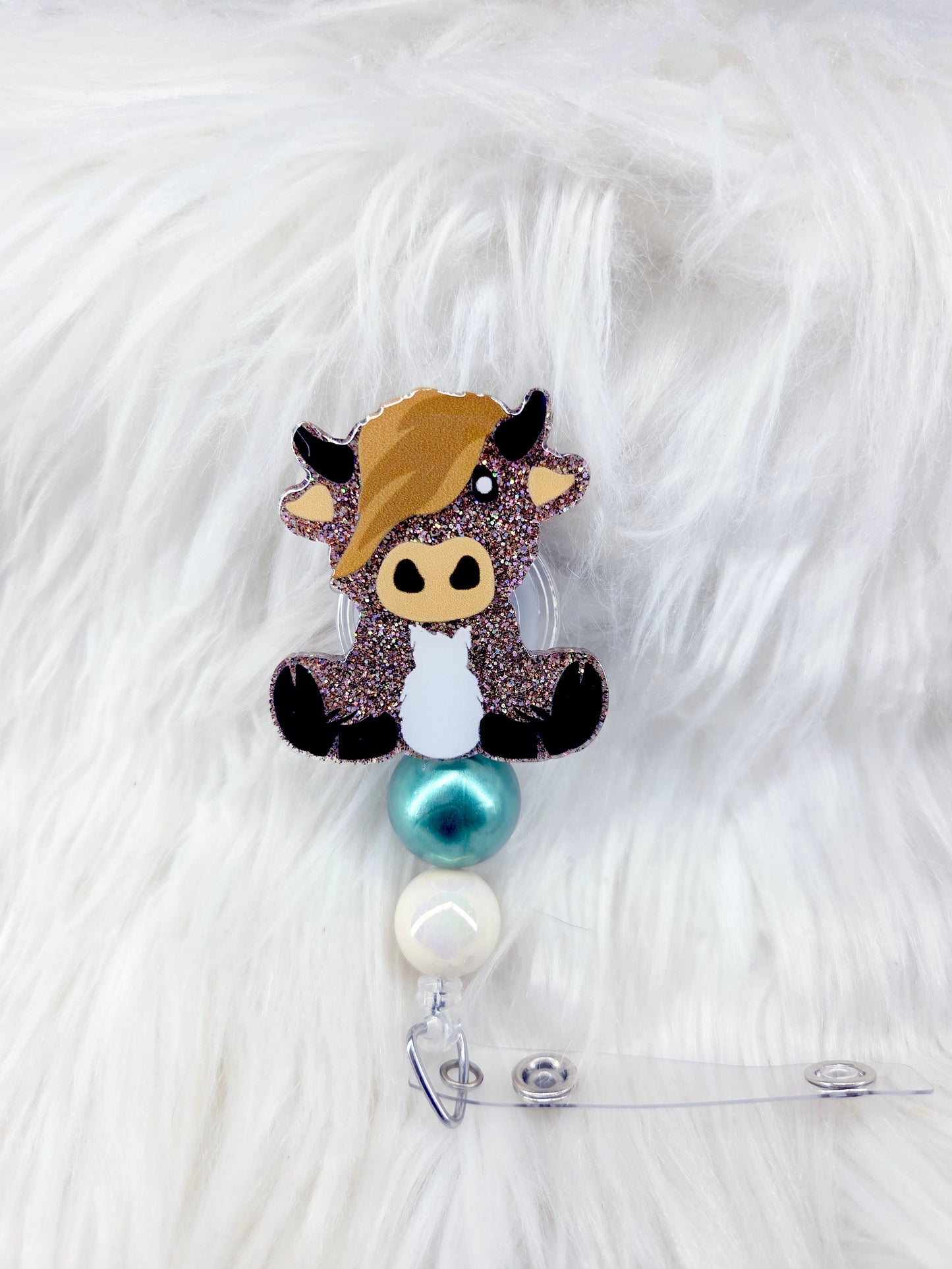 Highland Cow Badge Reel