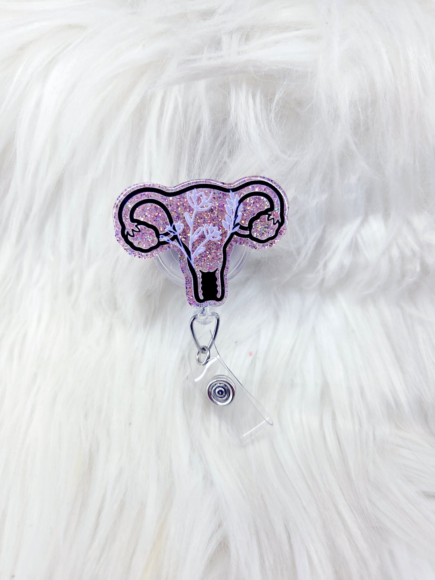 Uterus Badge Reel
