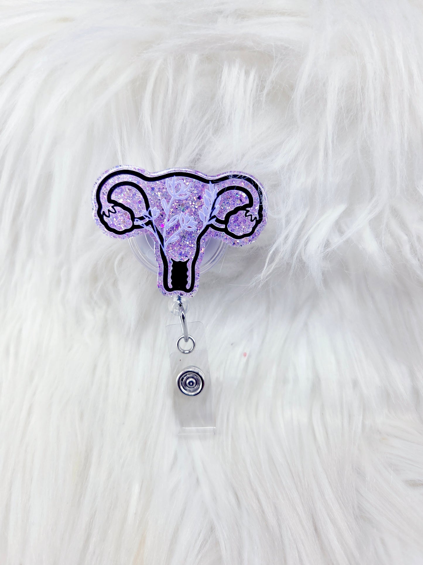Uterus Badge Reel