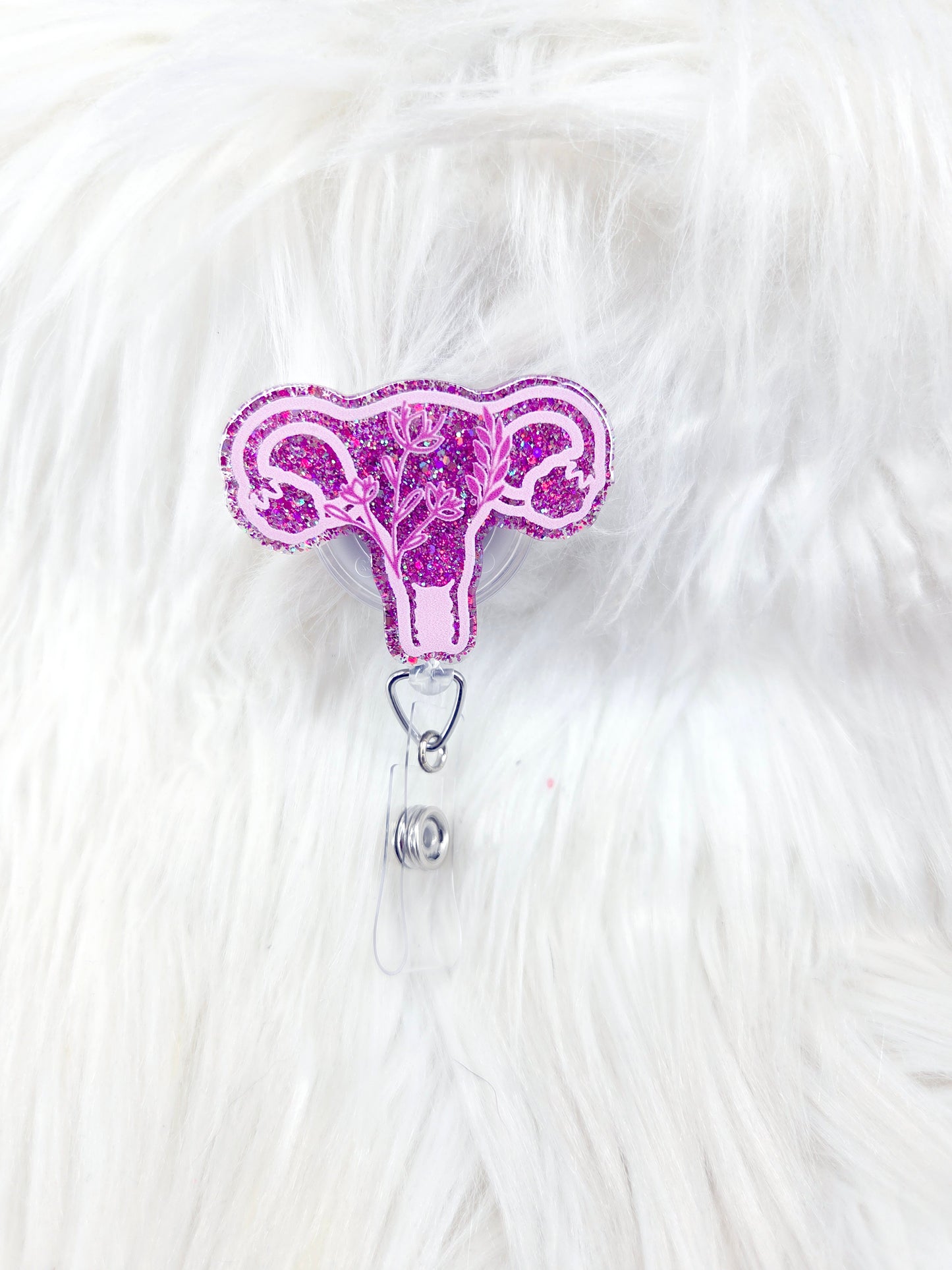 Uterus Badge Reel