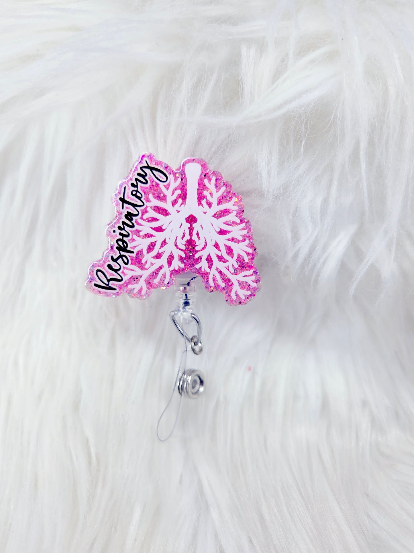 Respiratory Lungs Badge Reel