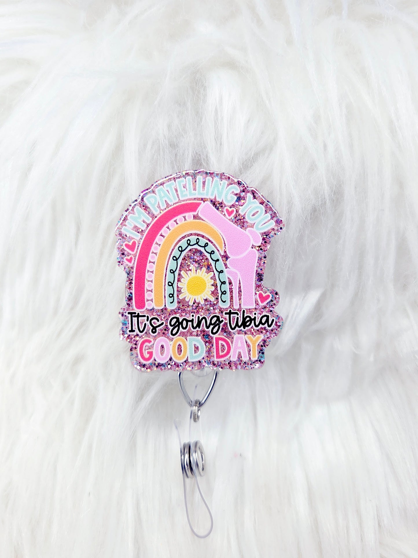 TIBIA good day Badge Reel