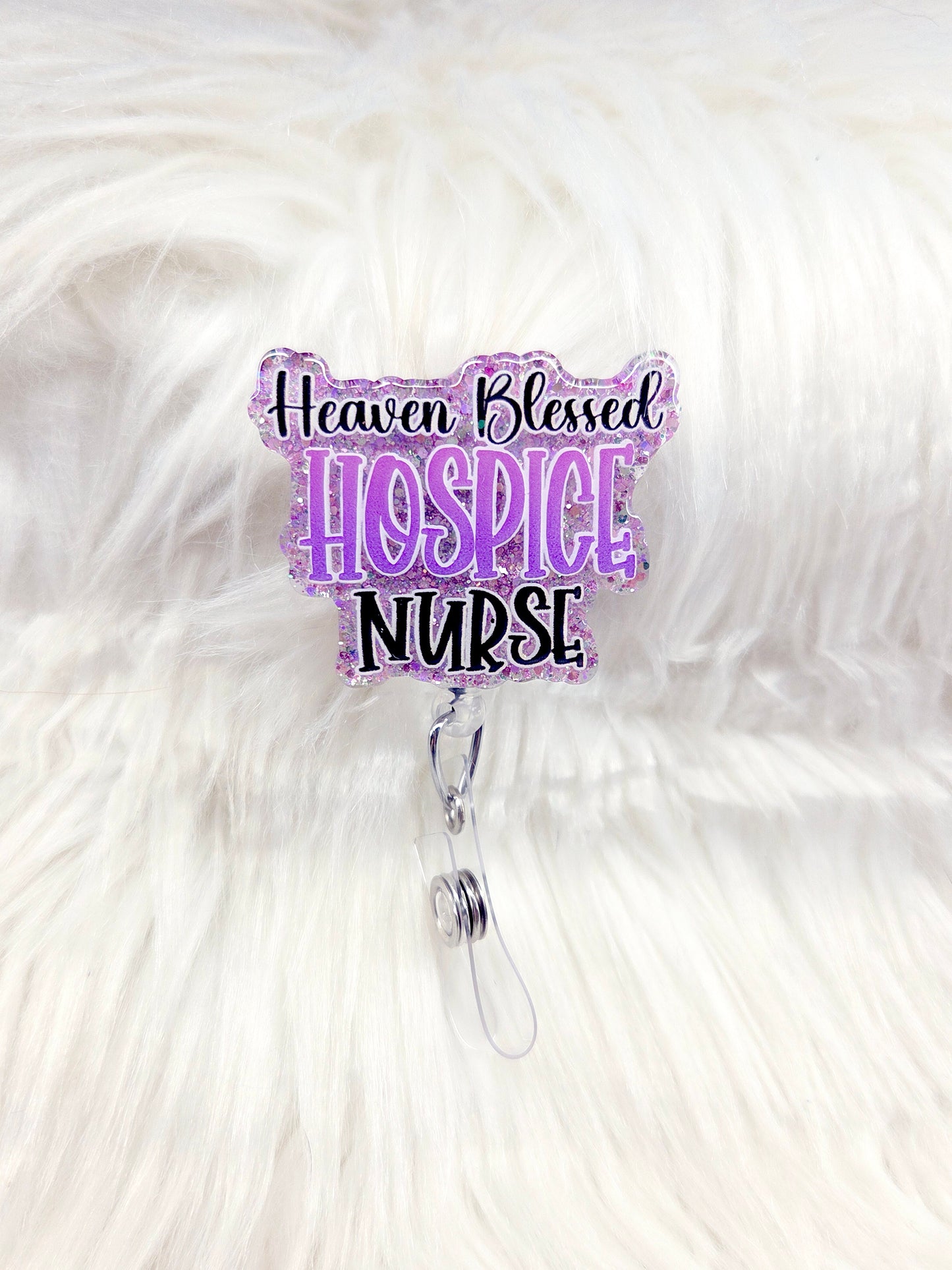 Heaven Blessed Hospice Nurse Badge Reel