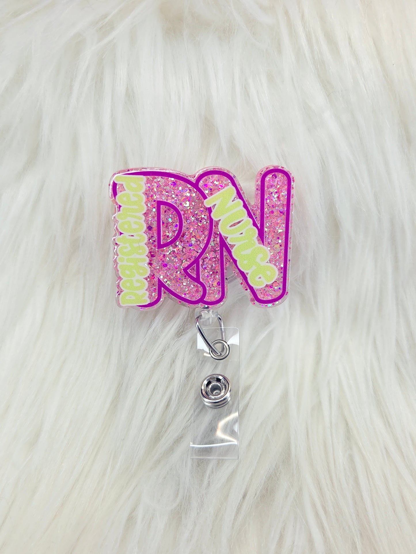 Registered Nurse Badge Reel
