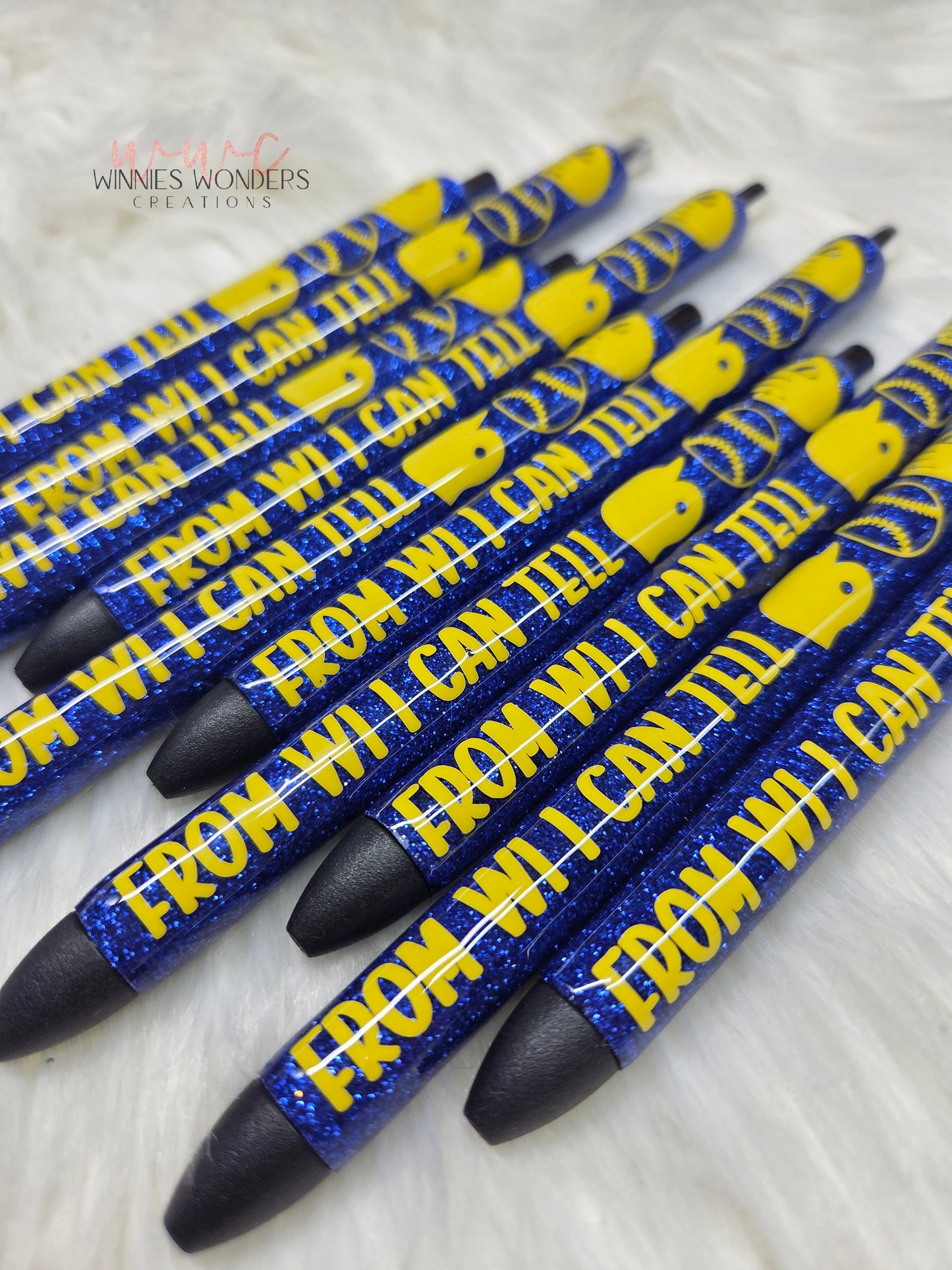 From WI-- Brewer Themed Glitter Pen