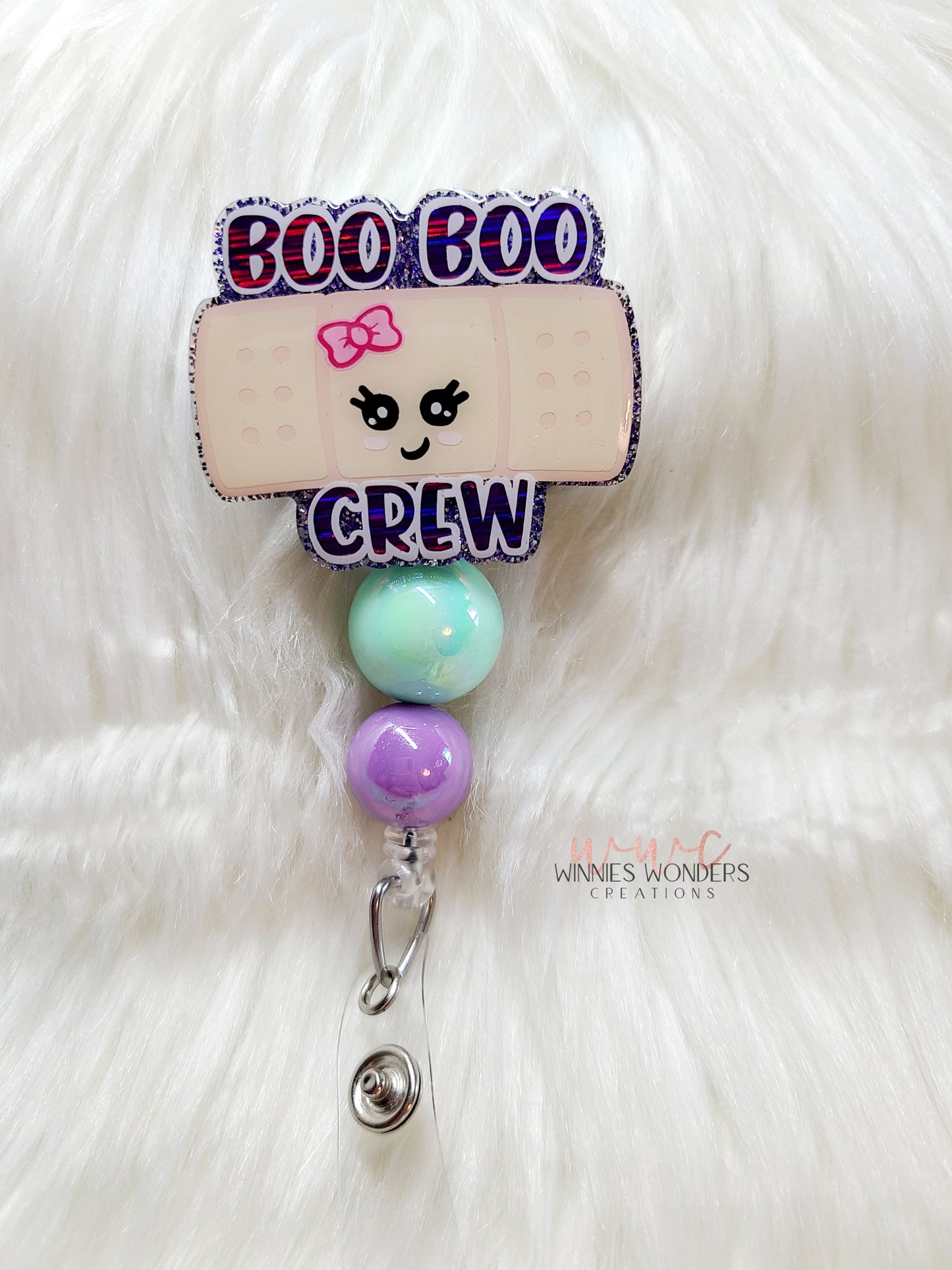 Boo Boo Crew Badge Reel