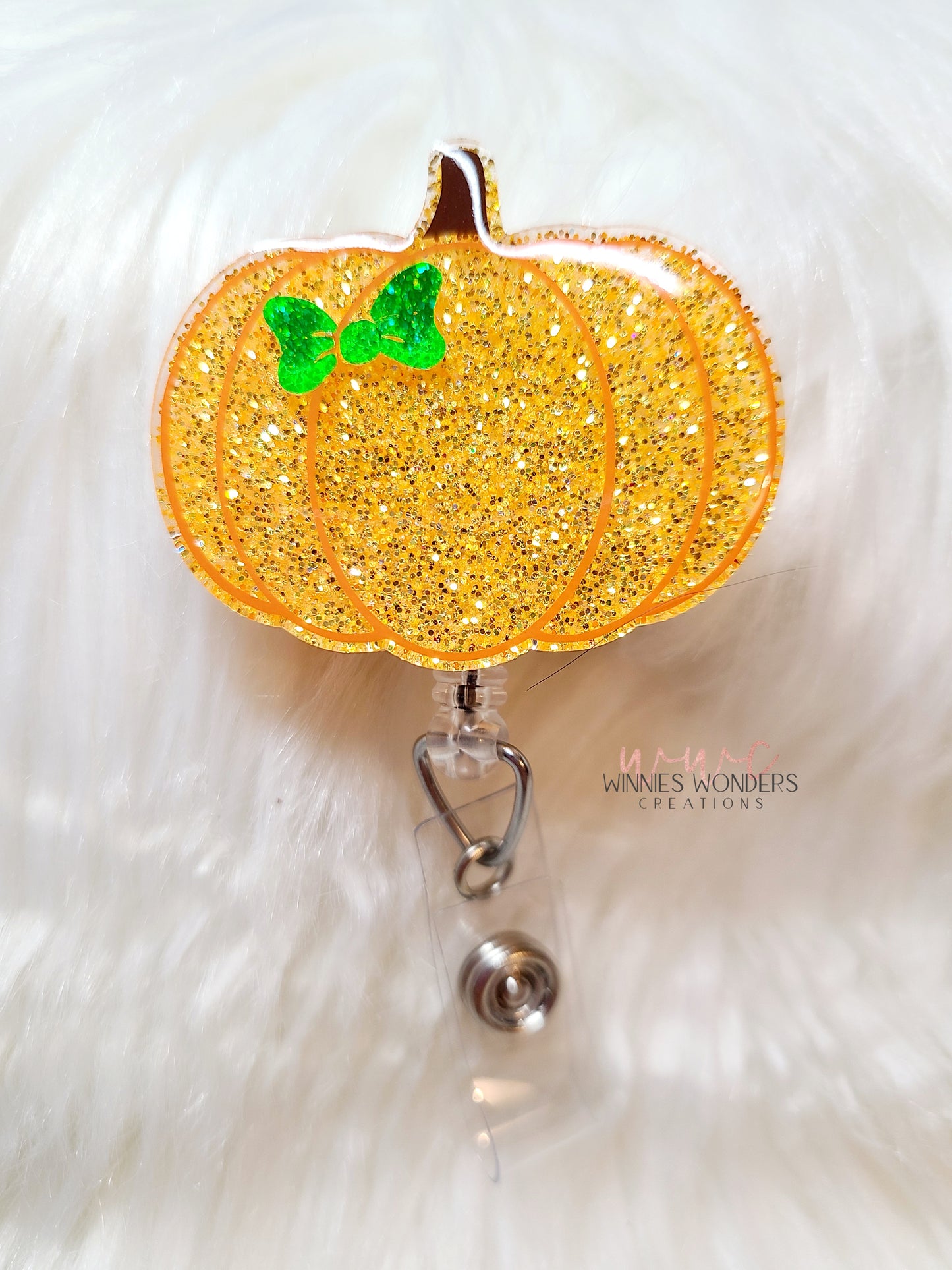 Pumpkin Badge Reel