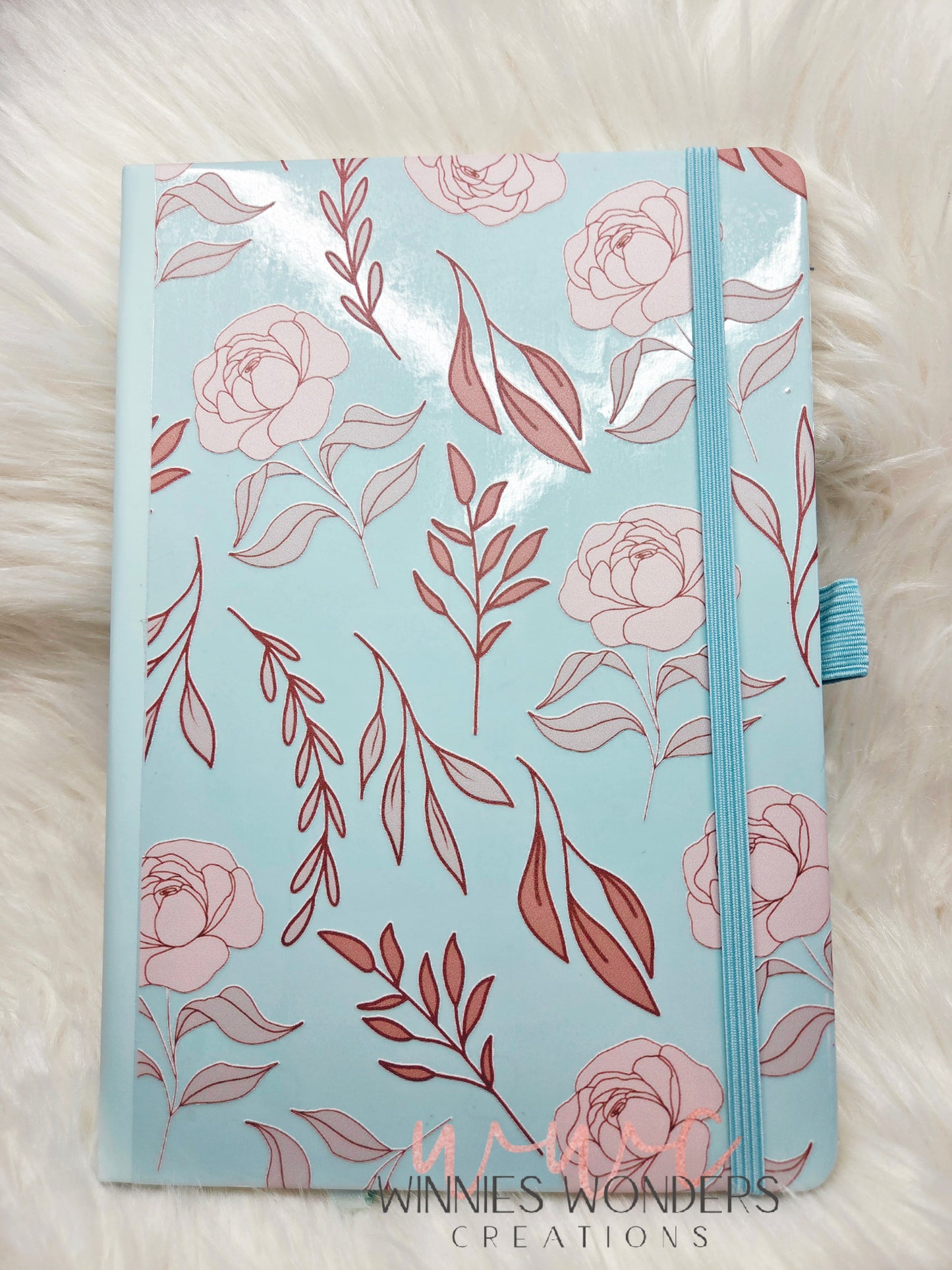 8.5 x 5.5 Notebook/Journal w/ Pen Holder