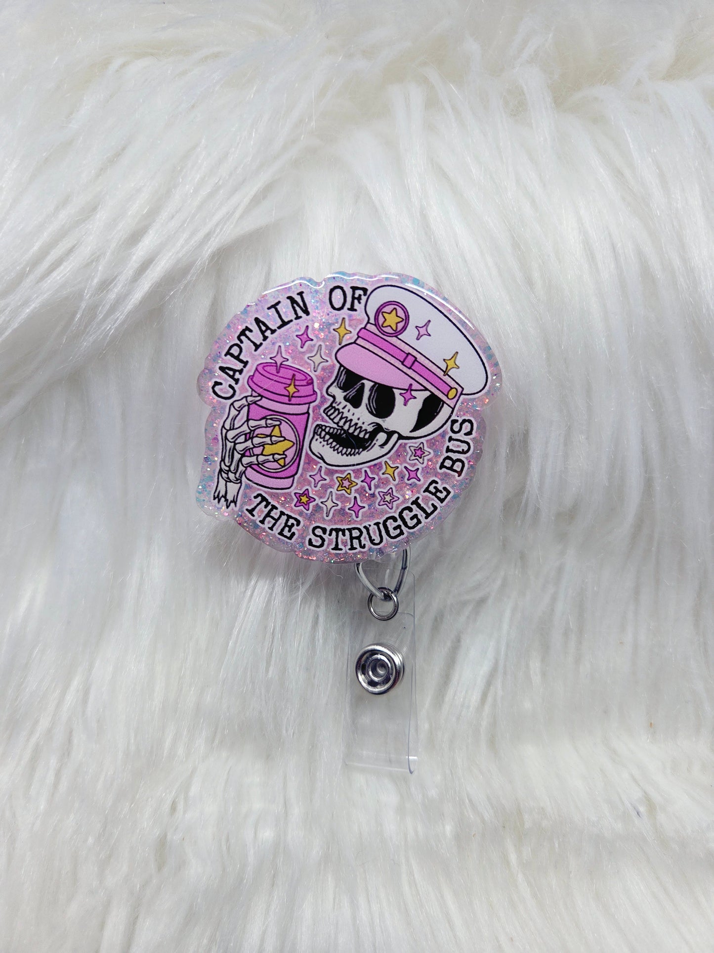 Captain of the Struggle Bus Badge Reel