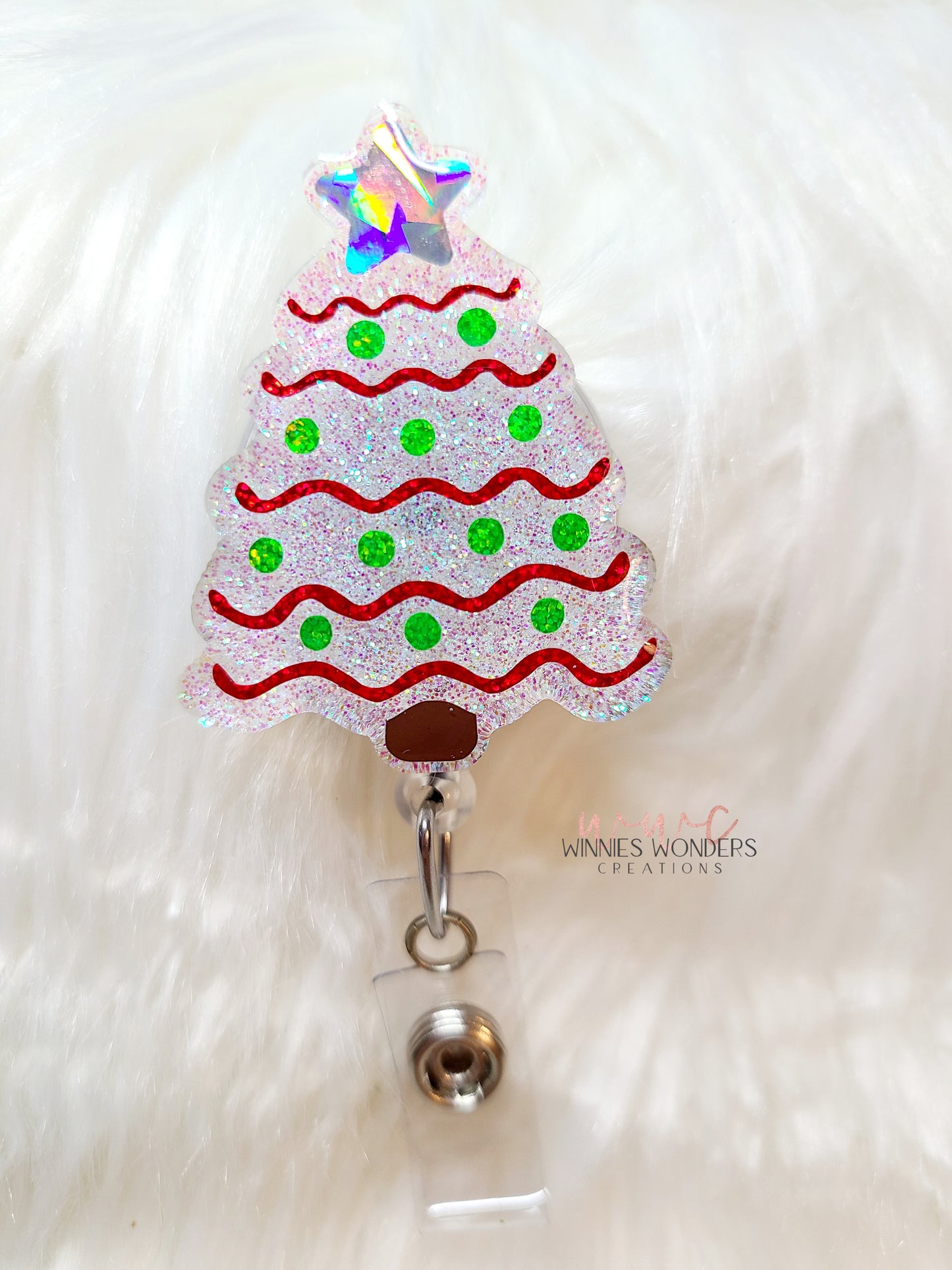 Christmas Tree Badge Reel