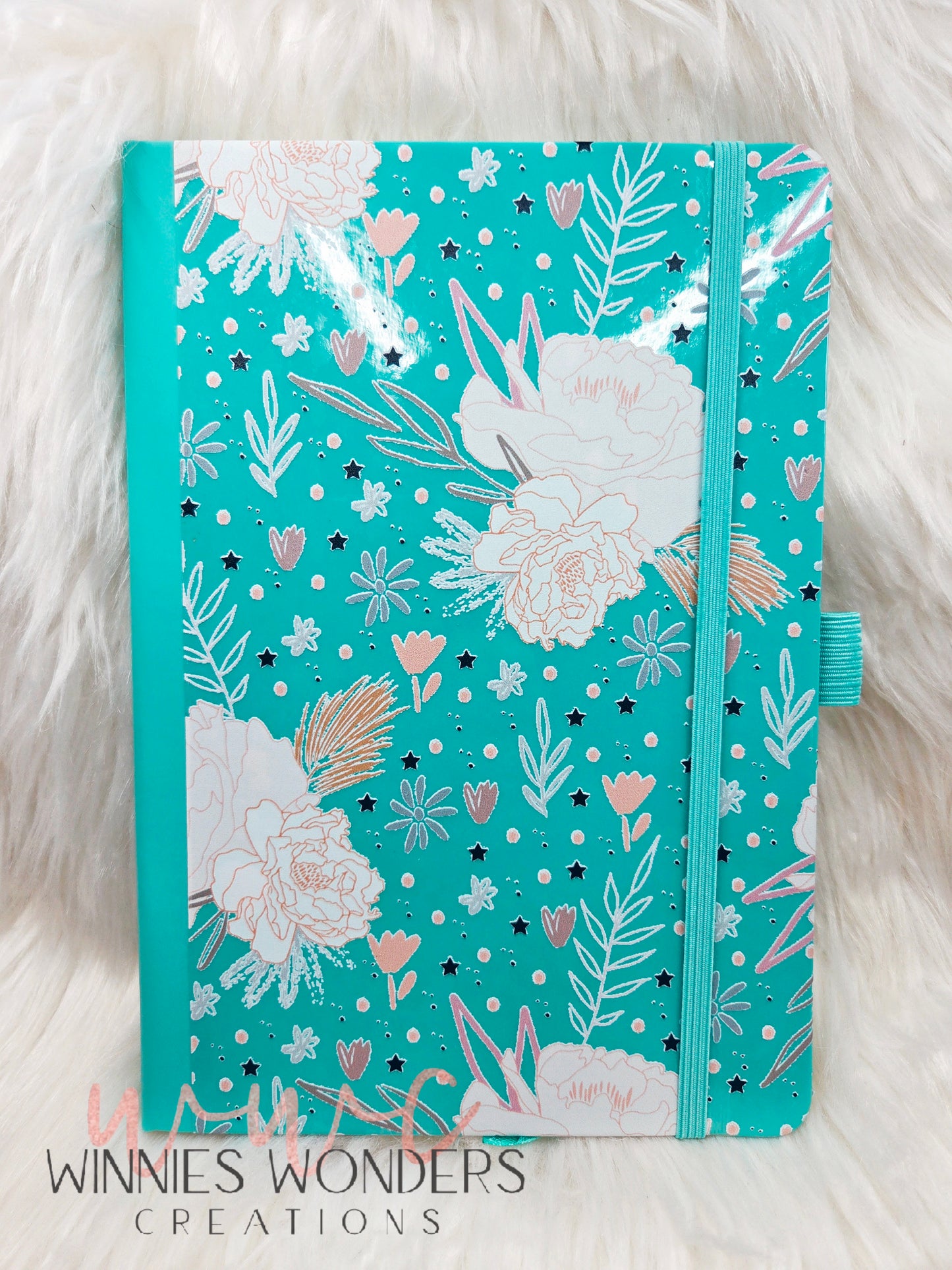 8.5 x 5.5 Notebook/Journal w/ Pen Holder